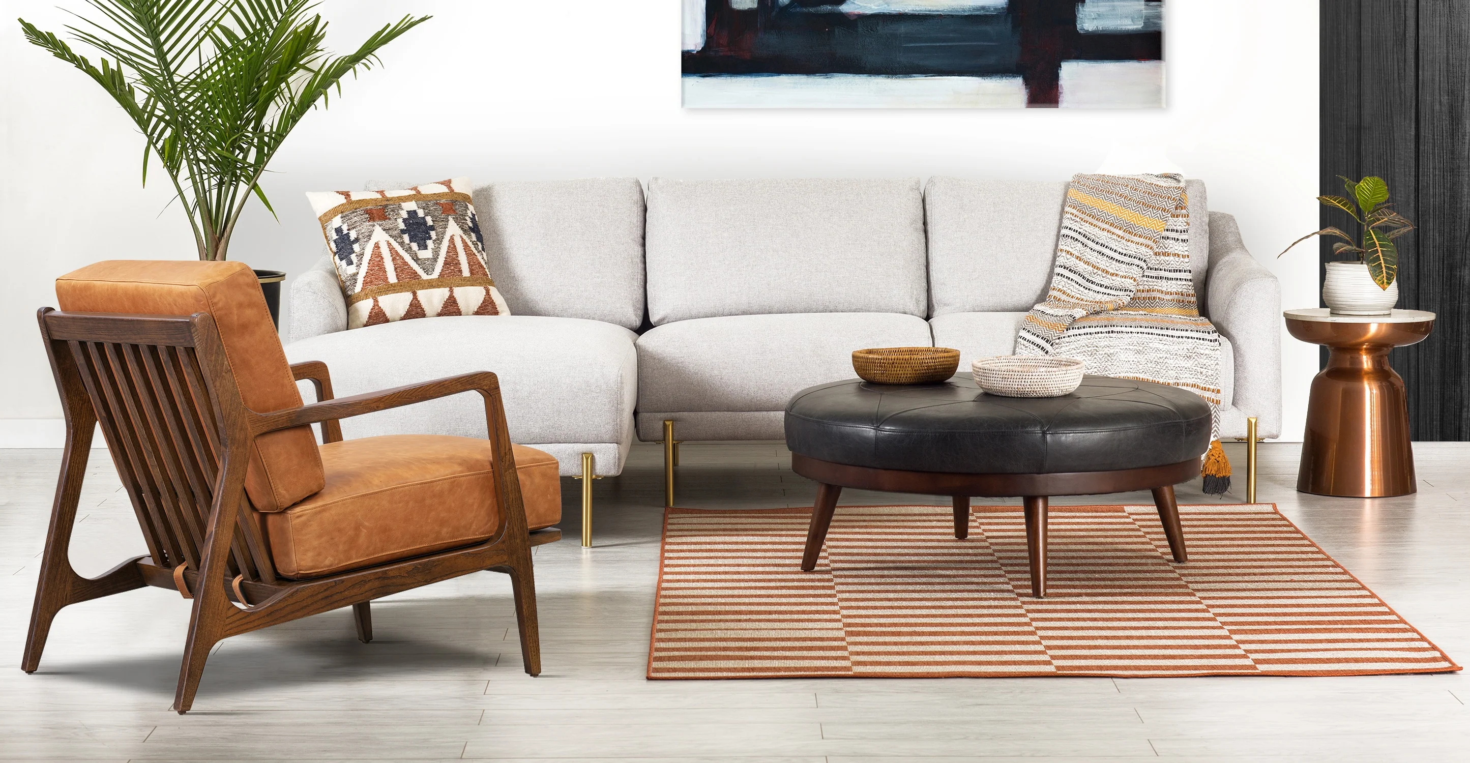 Verity Leather Lounge Chair