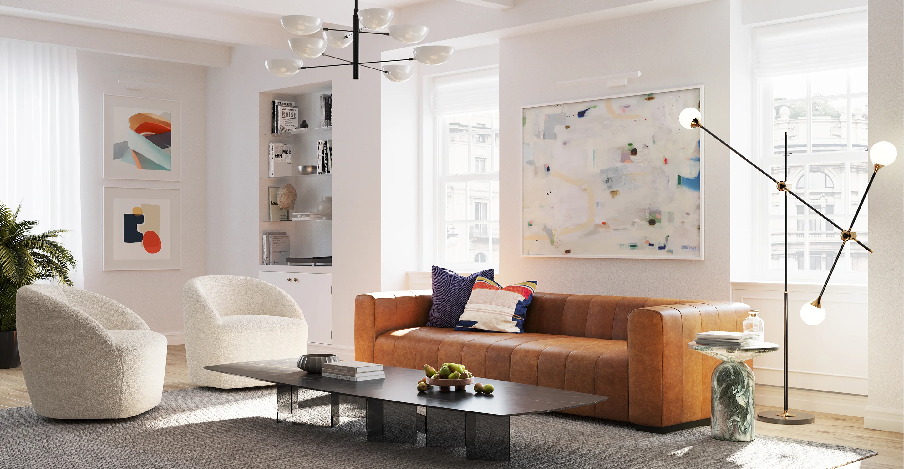 Alma Swivel Lounge Chair