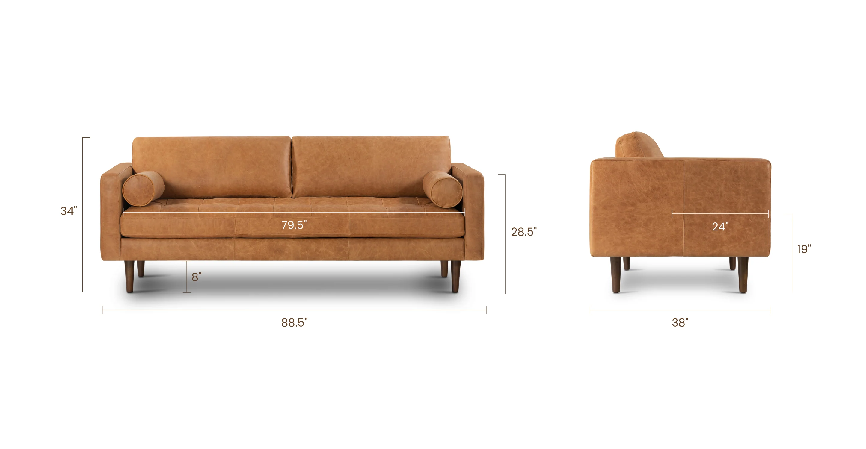 Napa 88.5” Sofa