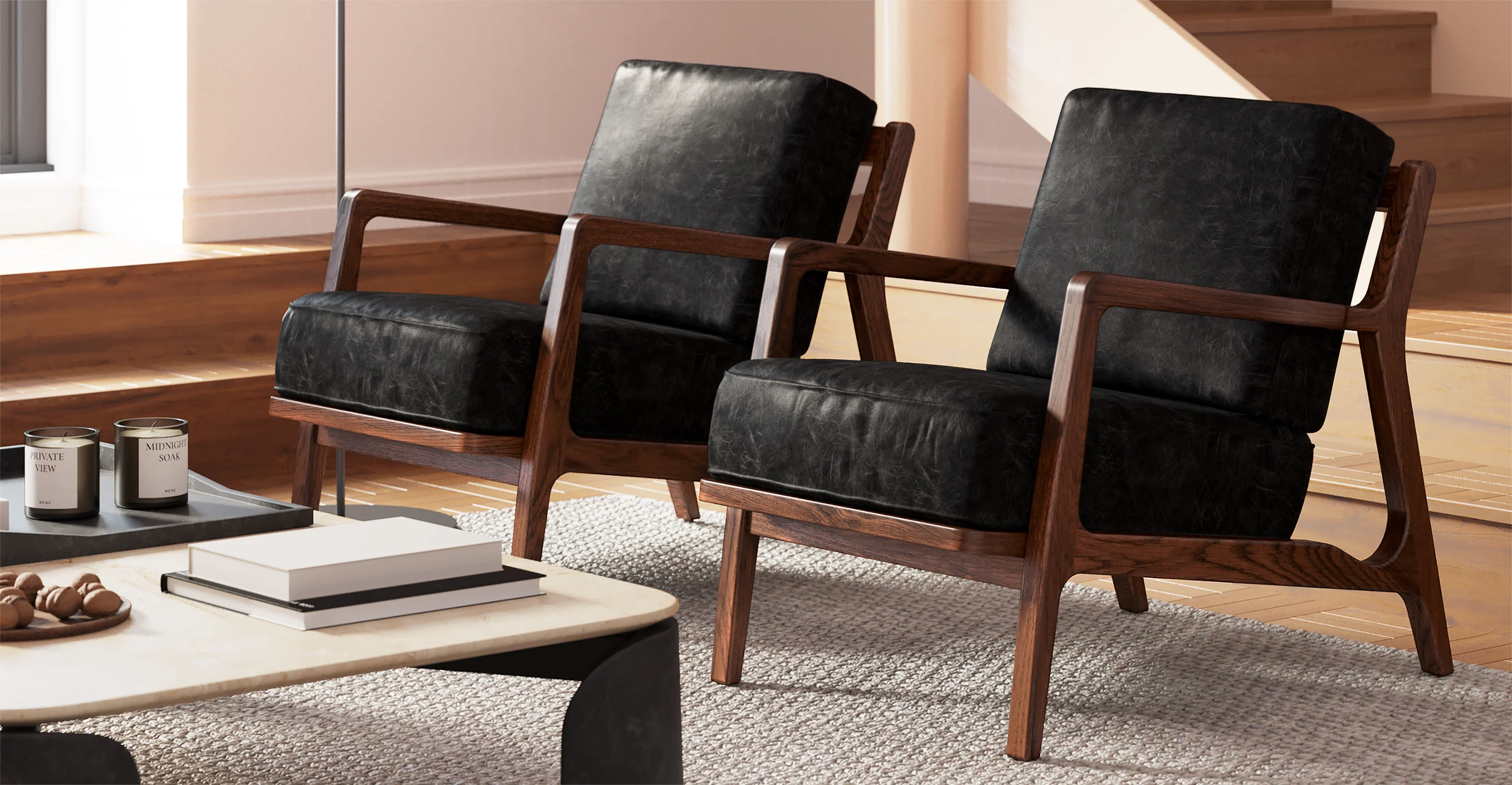 Verity Leather Lounge Chair