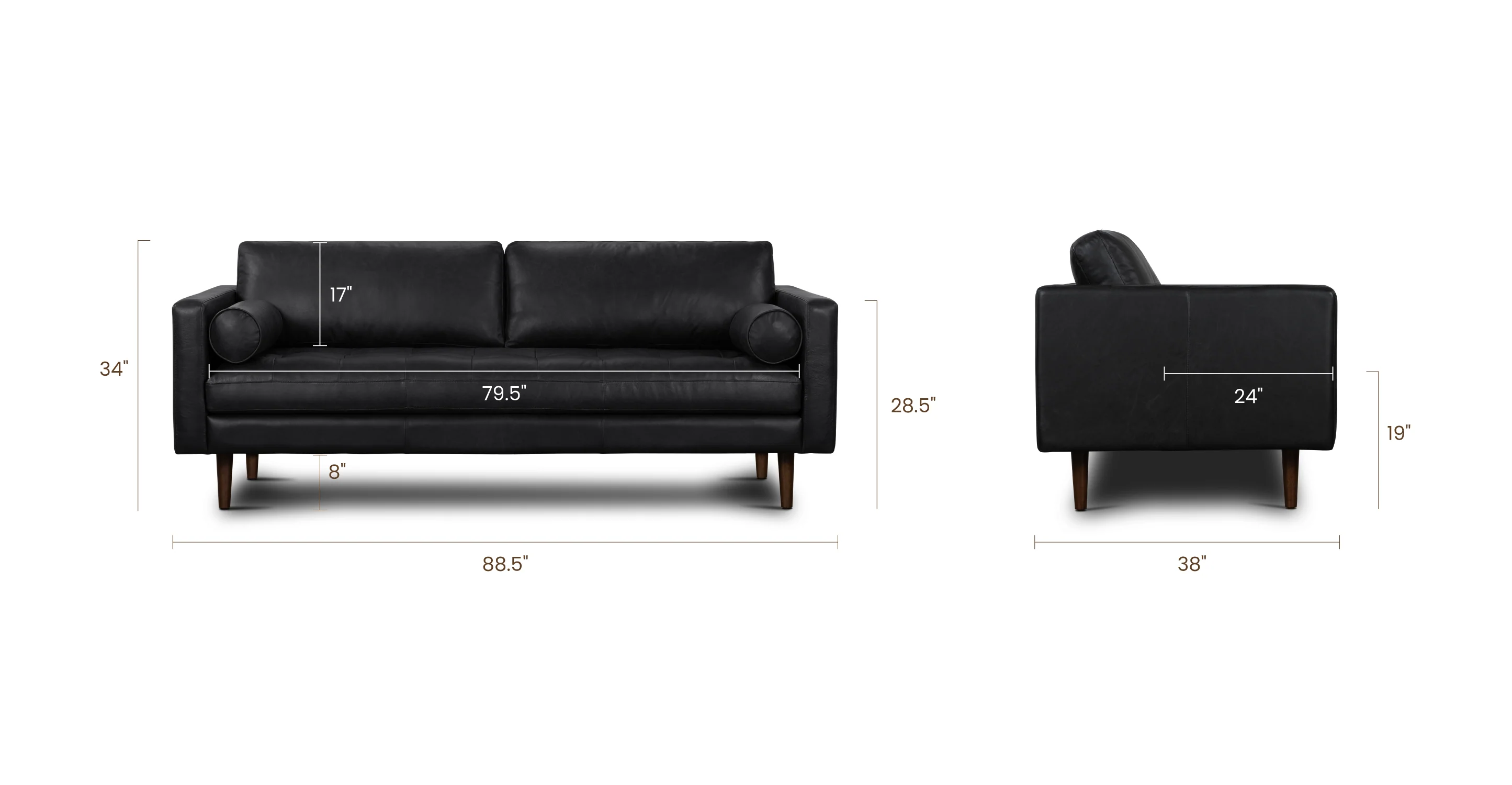 Napa 88.5” Sofa