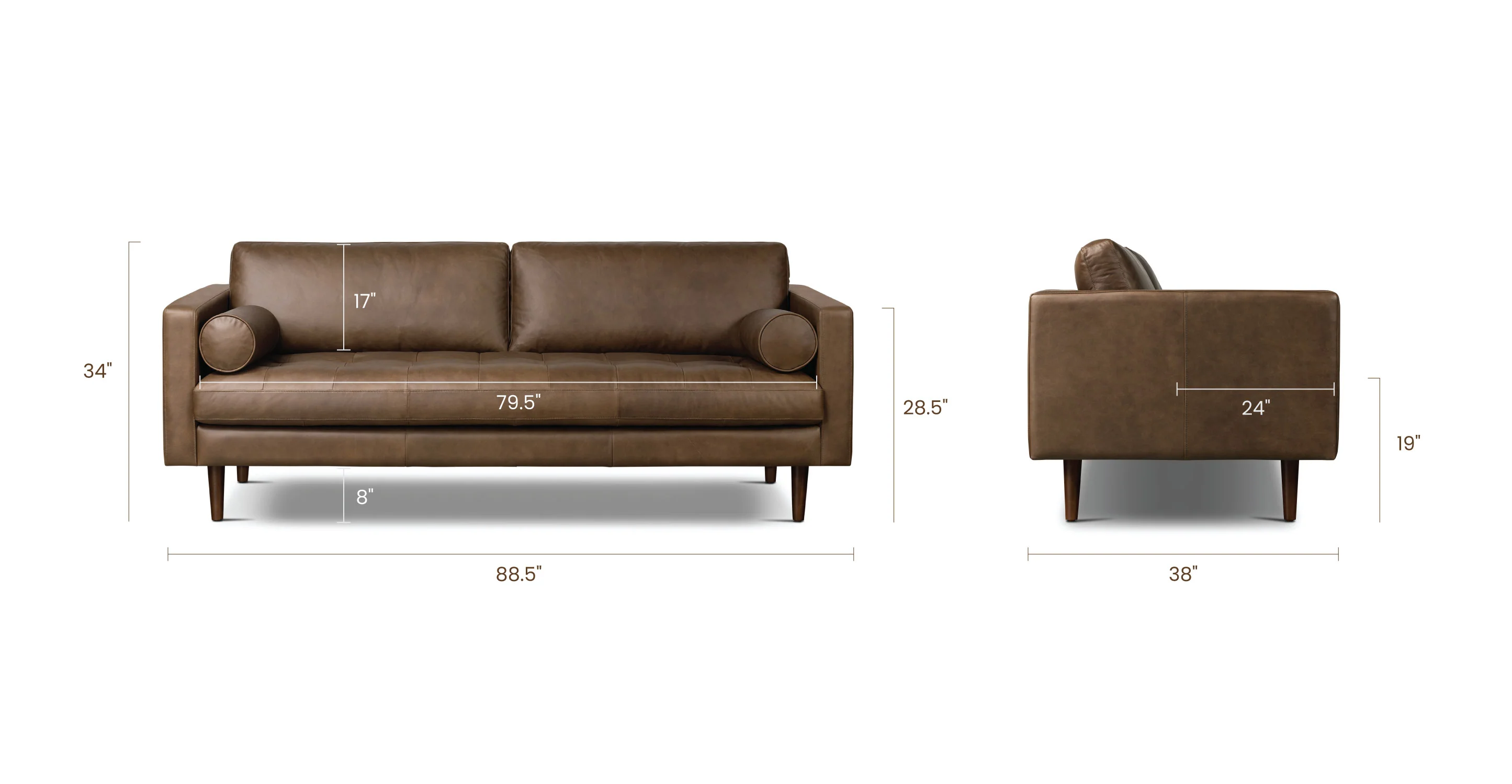 Napa 88.5” Sofa