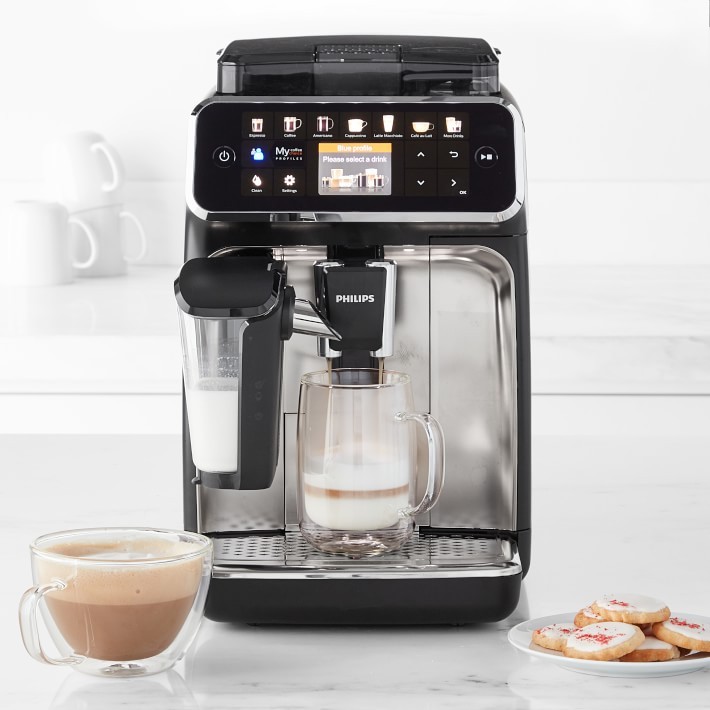 Philips Domestic Appliances Series 5400 Espresso Machine – Coffee to Grain – LatteGo Milk Frother, 12 Coffee Specialities, Intuitive Display, 4 User Profiles, Black (EP5441/50)