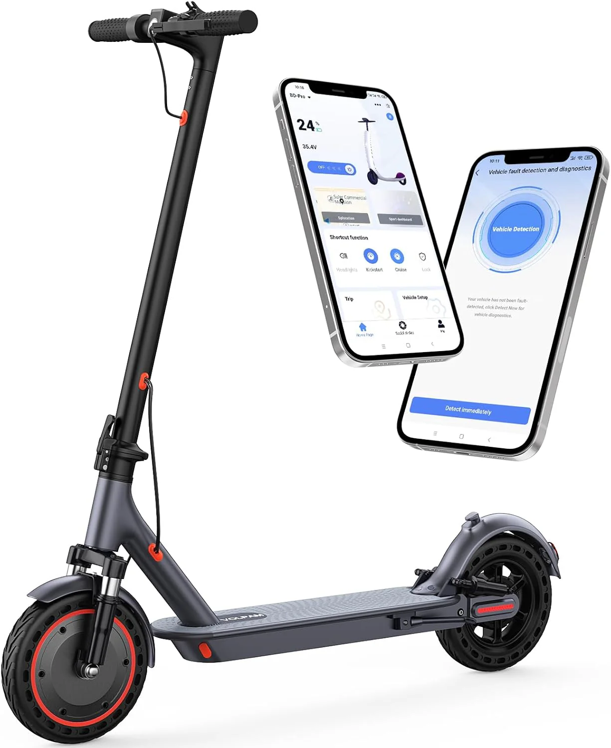 Electric Scooter, 350W/500W Powerful Motor, 8.5
