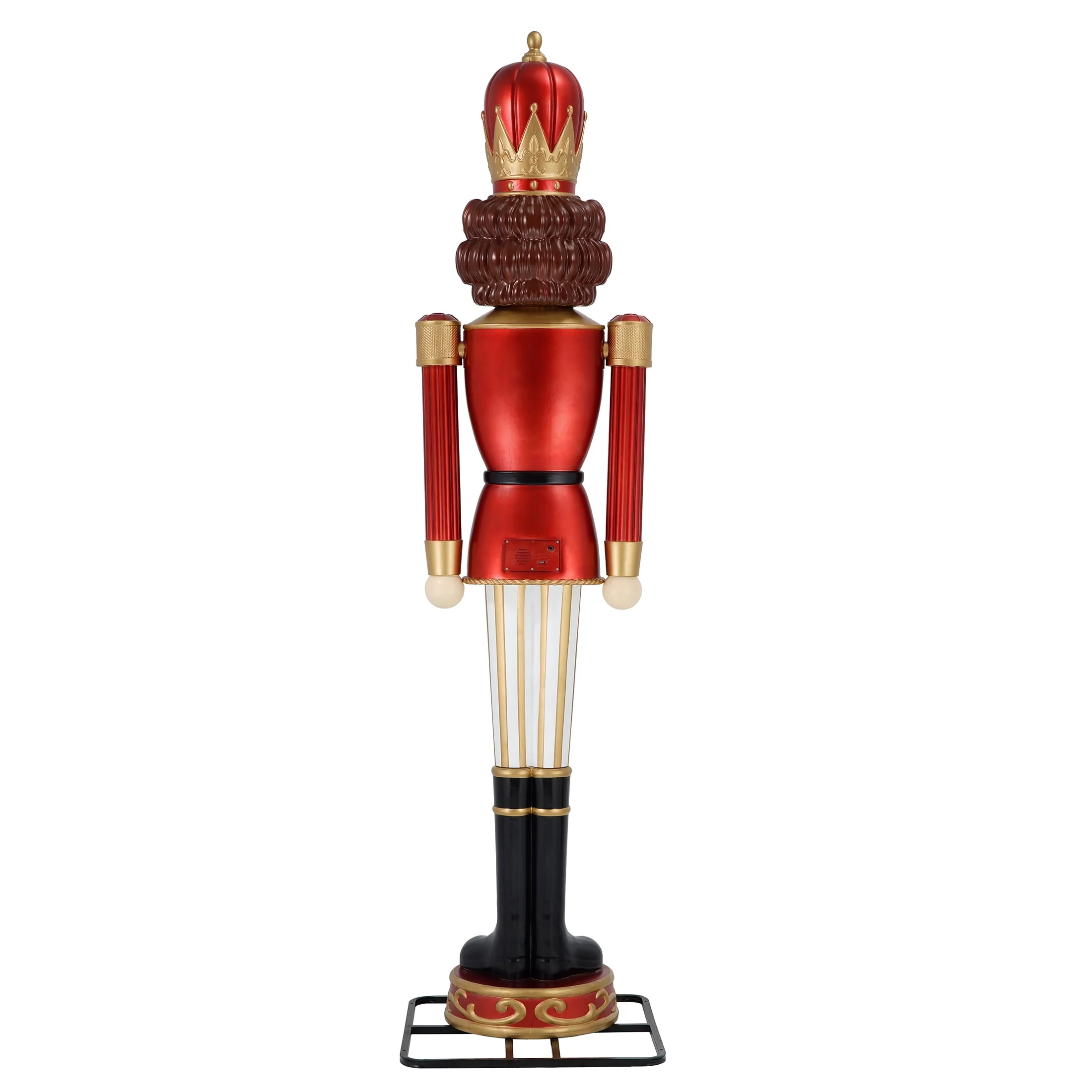 2025 Animated Christmas Nutcracker Blow Mold Decoration, Multicolor, 9', by Holiday Time