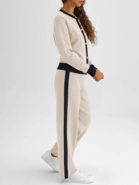 Womens Lounge Sweater Sets 2 Piece Set