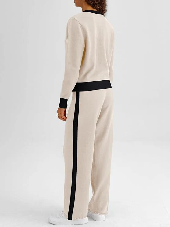 Womens Lounge Sweater Sets 2 Piece Set