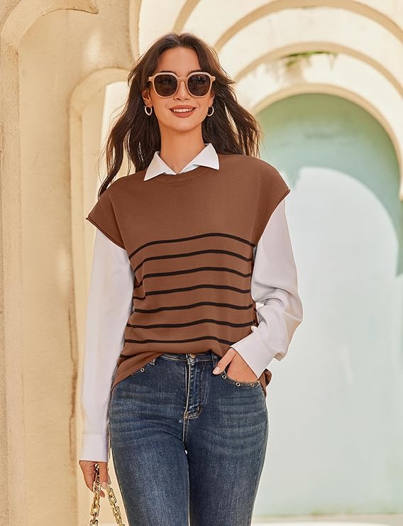 Striped Lounge Set 2 Piece Sweater Matching Outfits