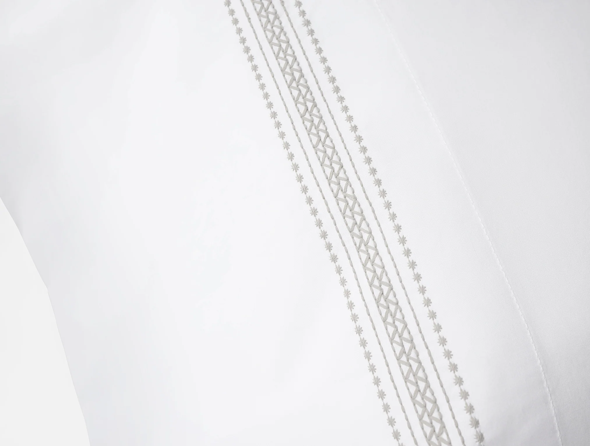 Landscape Embroidered Organic Pillowcases