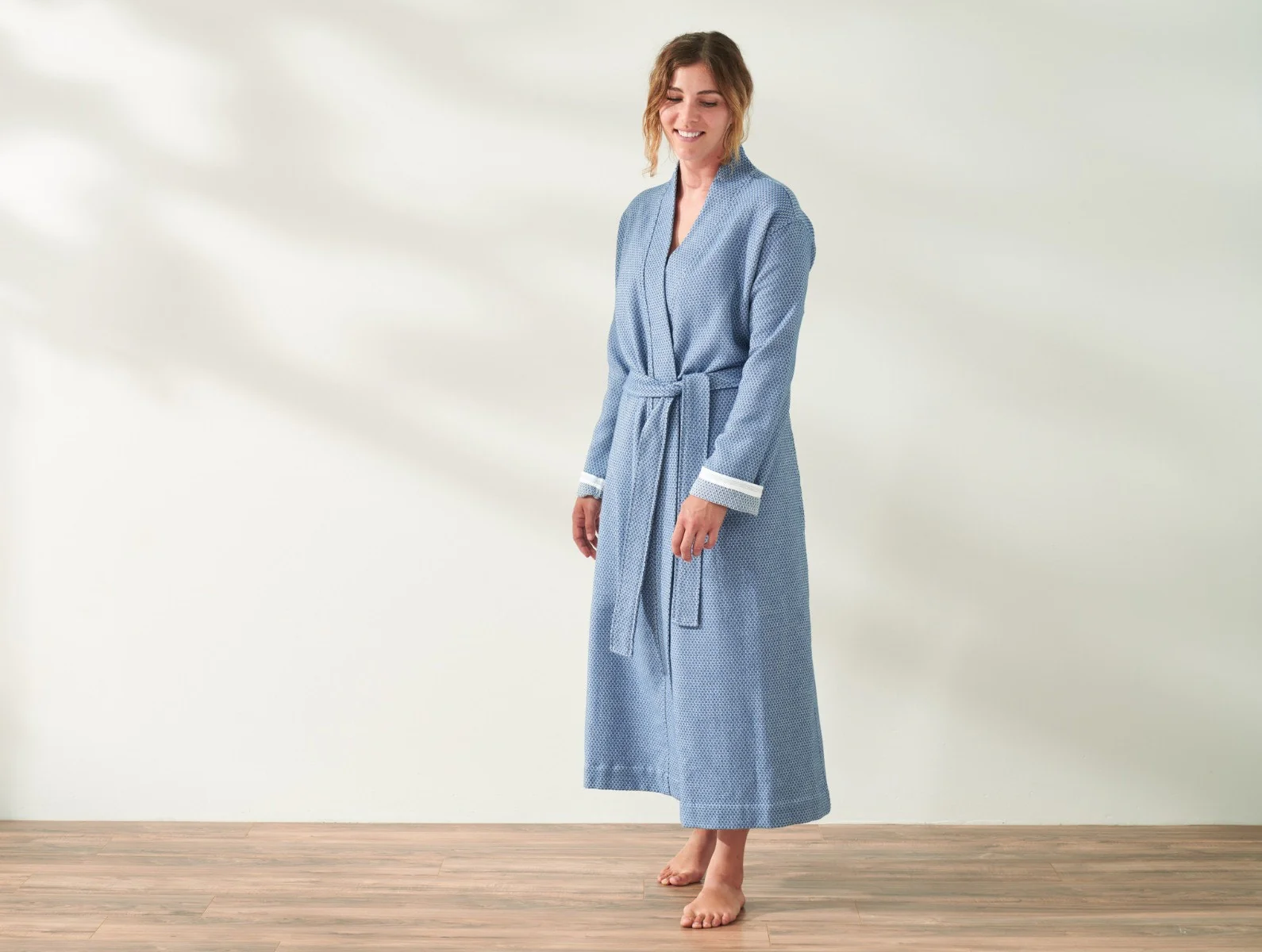 Unisex Mediterranean Organic Modern Robe