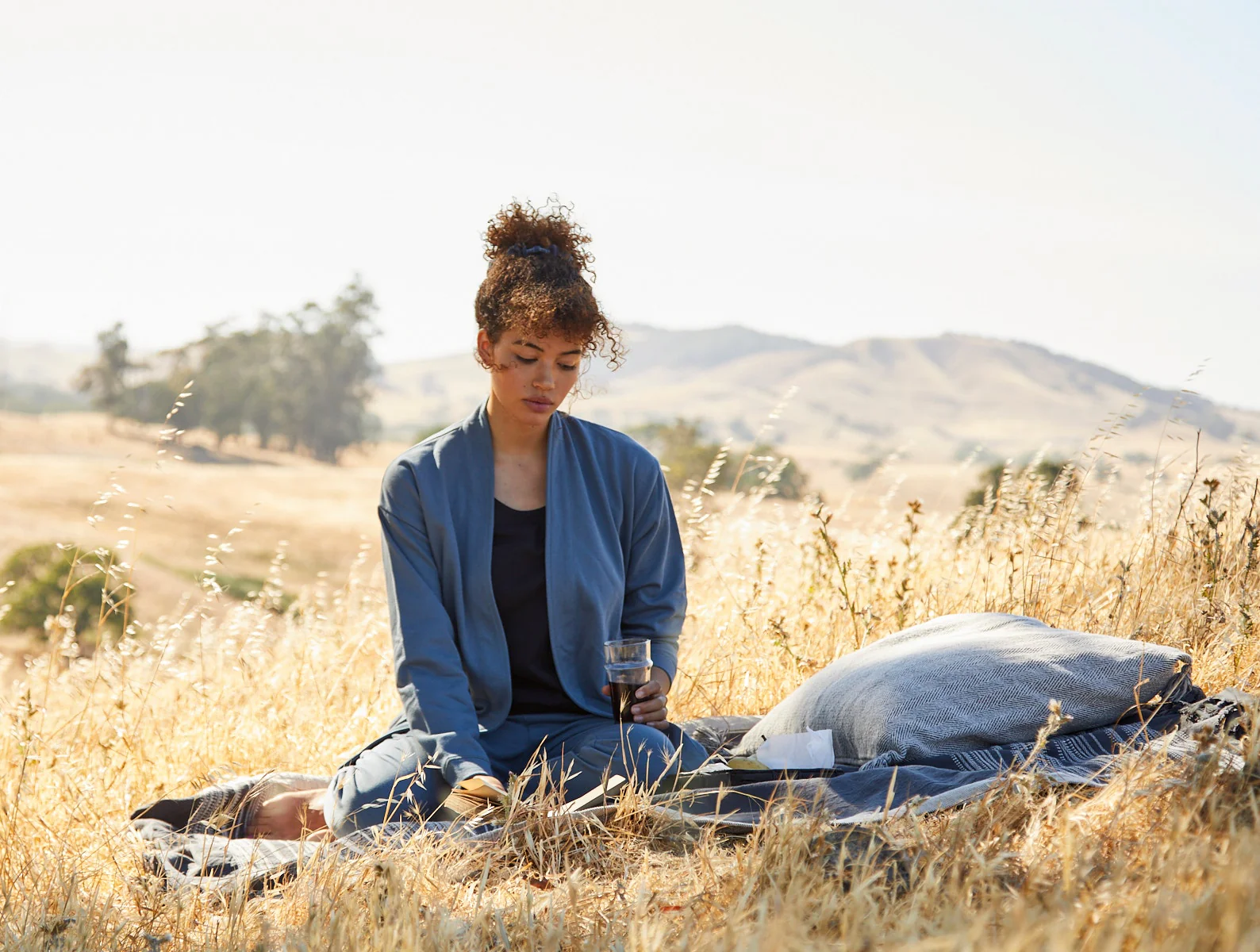 Women's Dillon Organic French Terry Cardigan