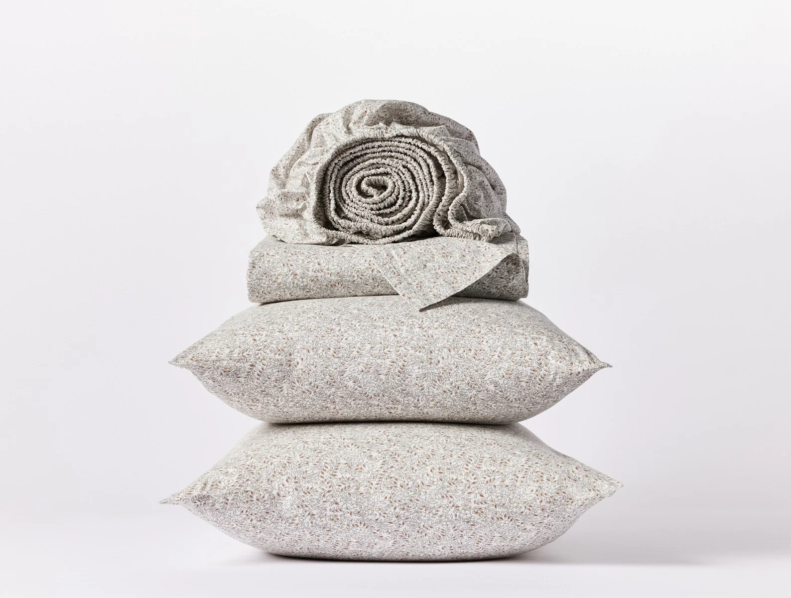 Organic Print Percale Sheet Set