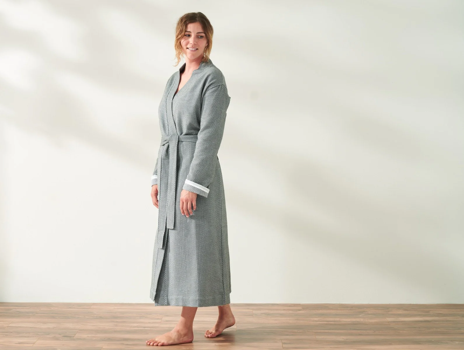 Unisex Mediterranean Organic Modern Robe