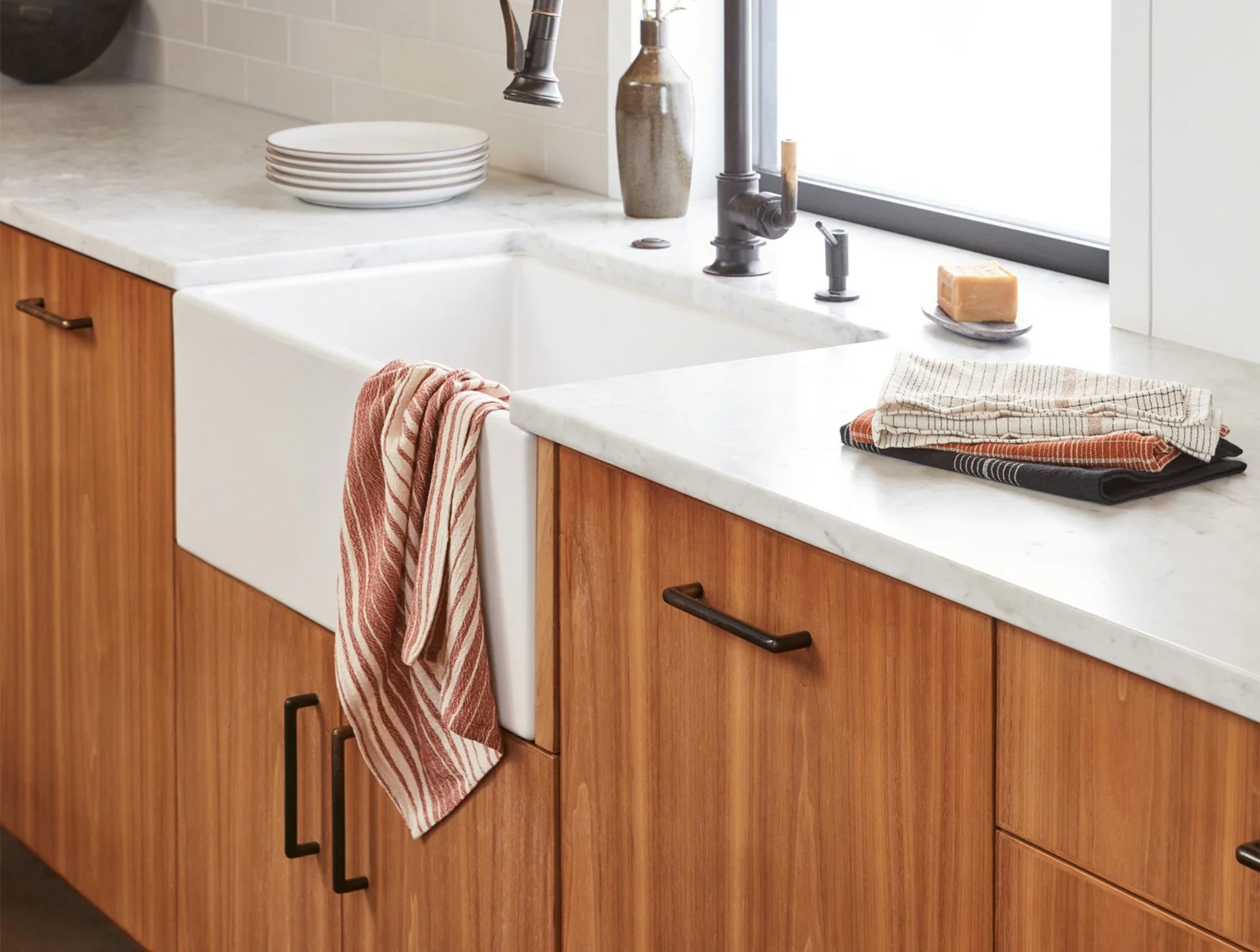 Fillmore Organic Kitchen Towels, Set of 4