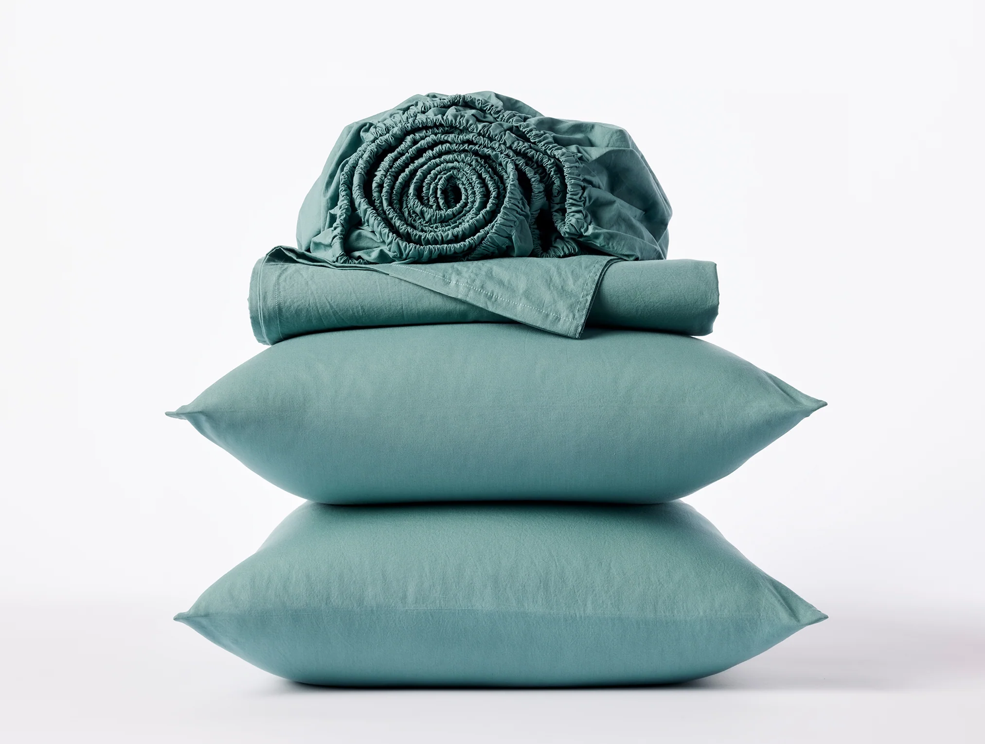 Organic Crinkled Percale™ Fitted Sheet