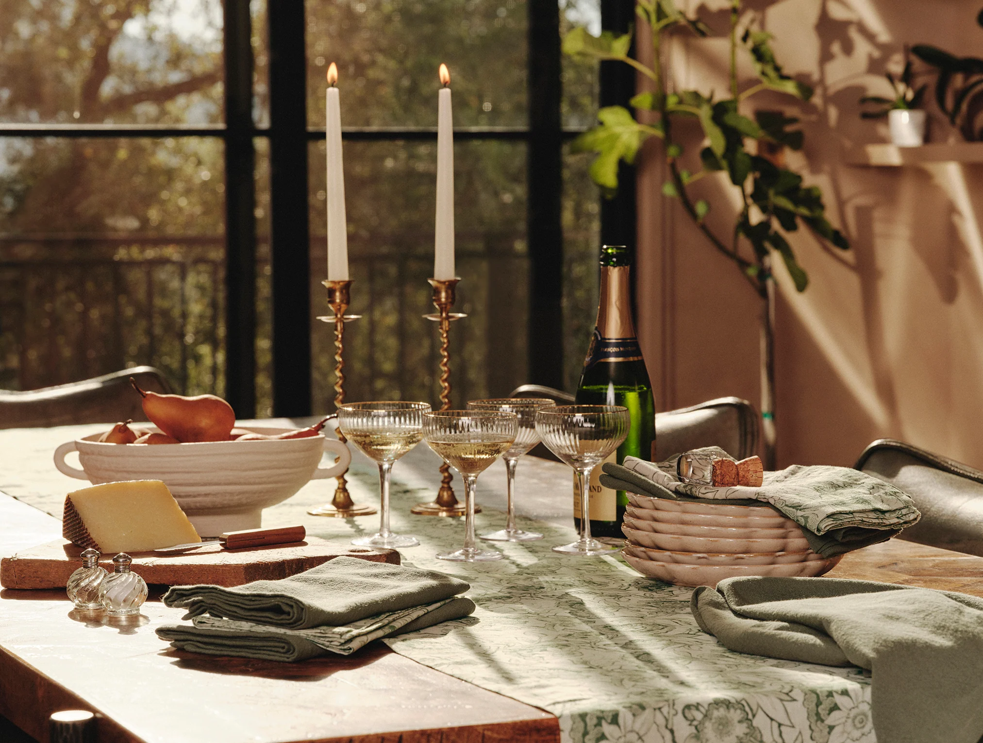 Balboa Print Napkins, Set of 4