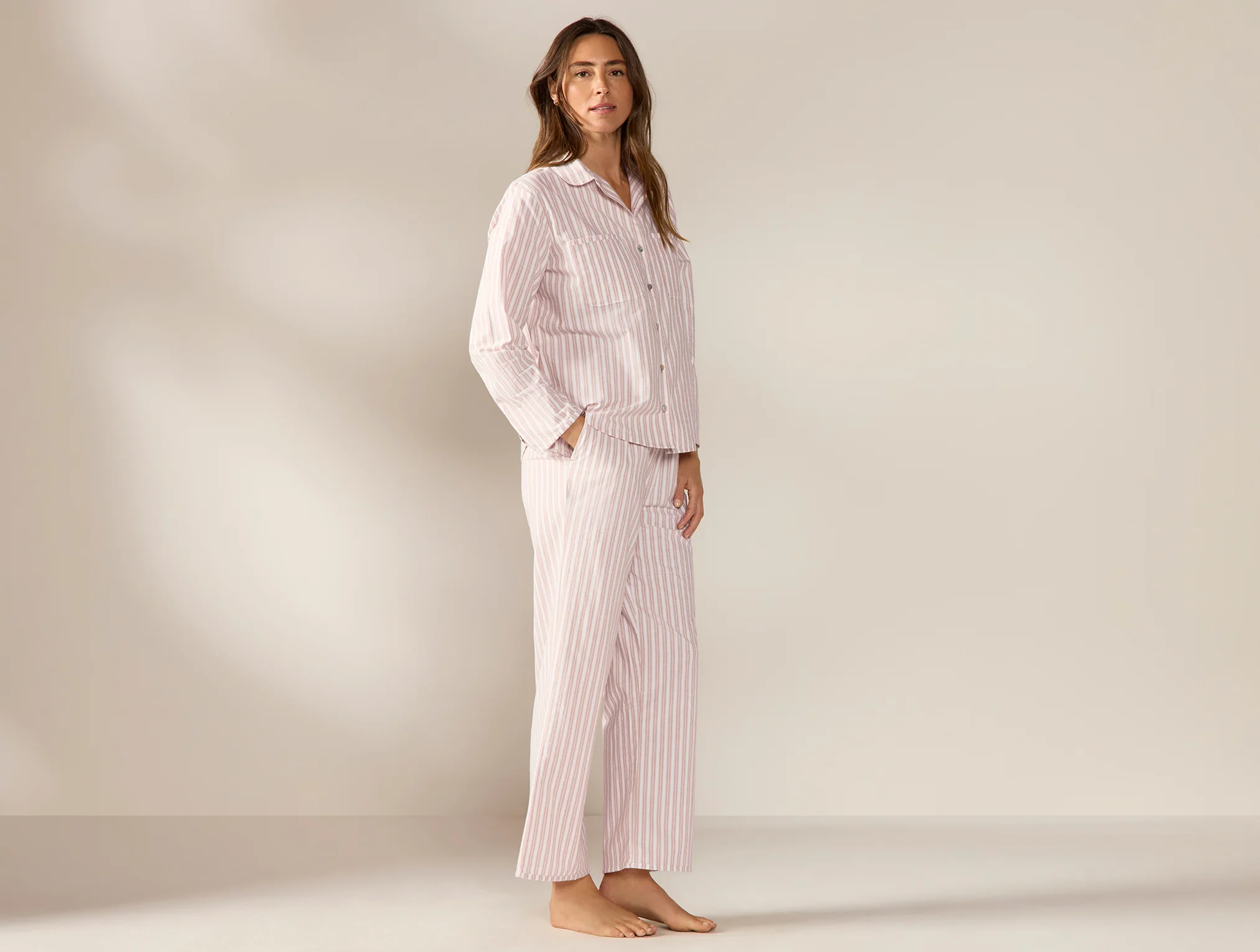 Women's Isla Organic Cotton Long Sleeve Pajama Set