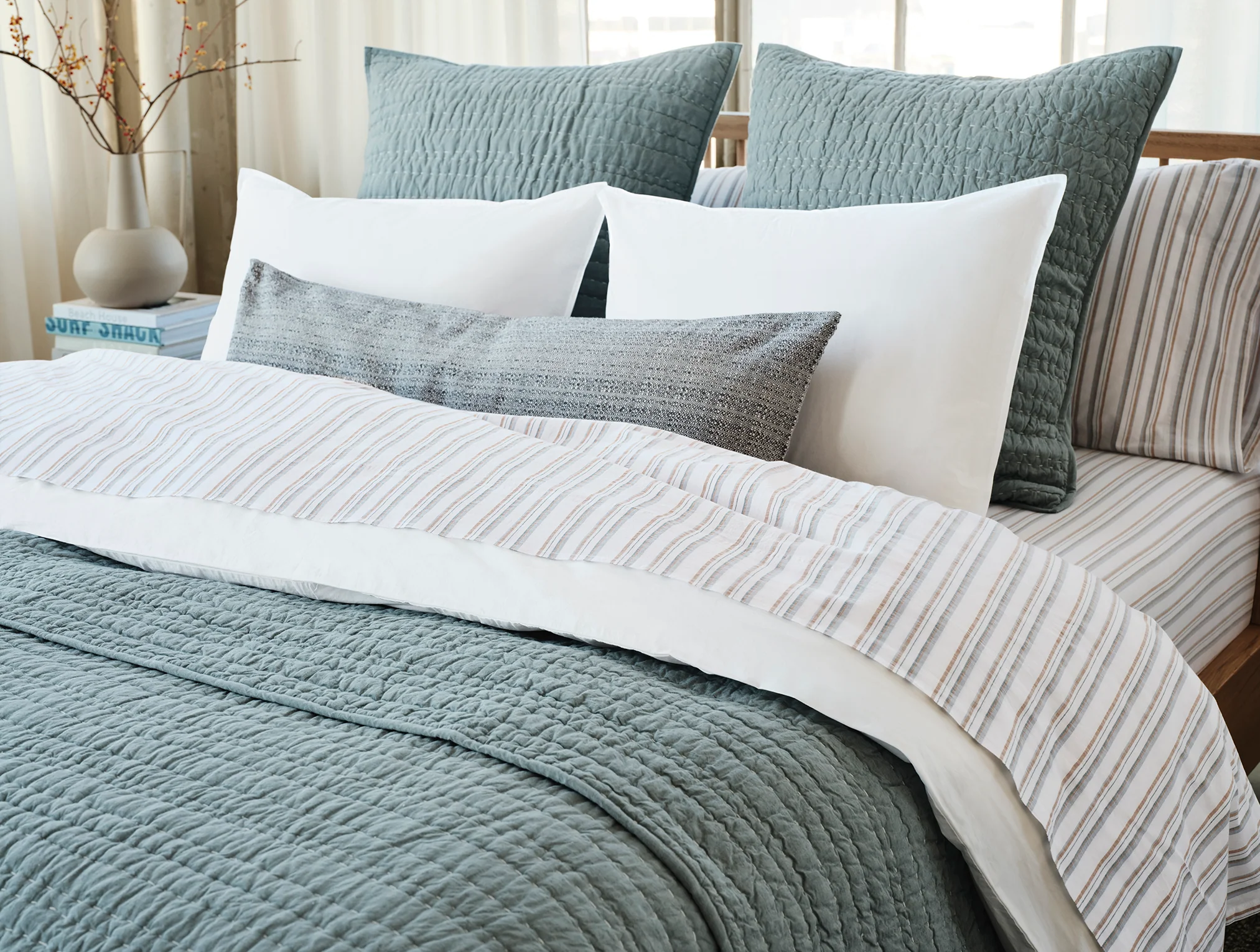 Organic Crinkled Percale™ Sheet Set