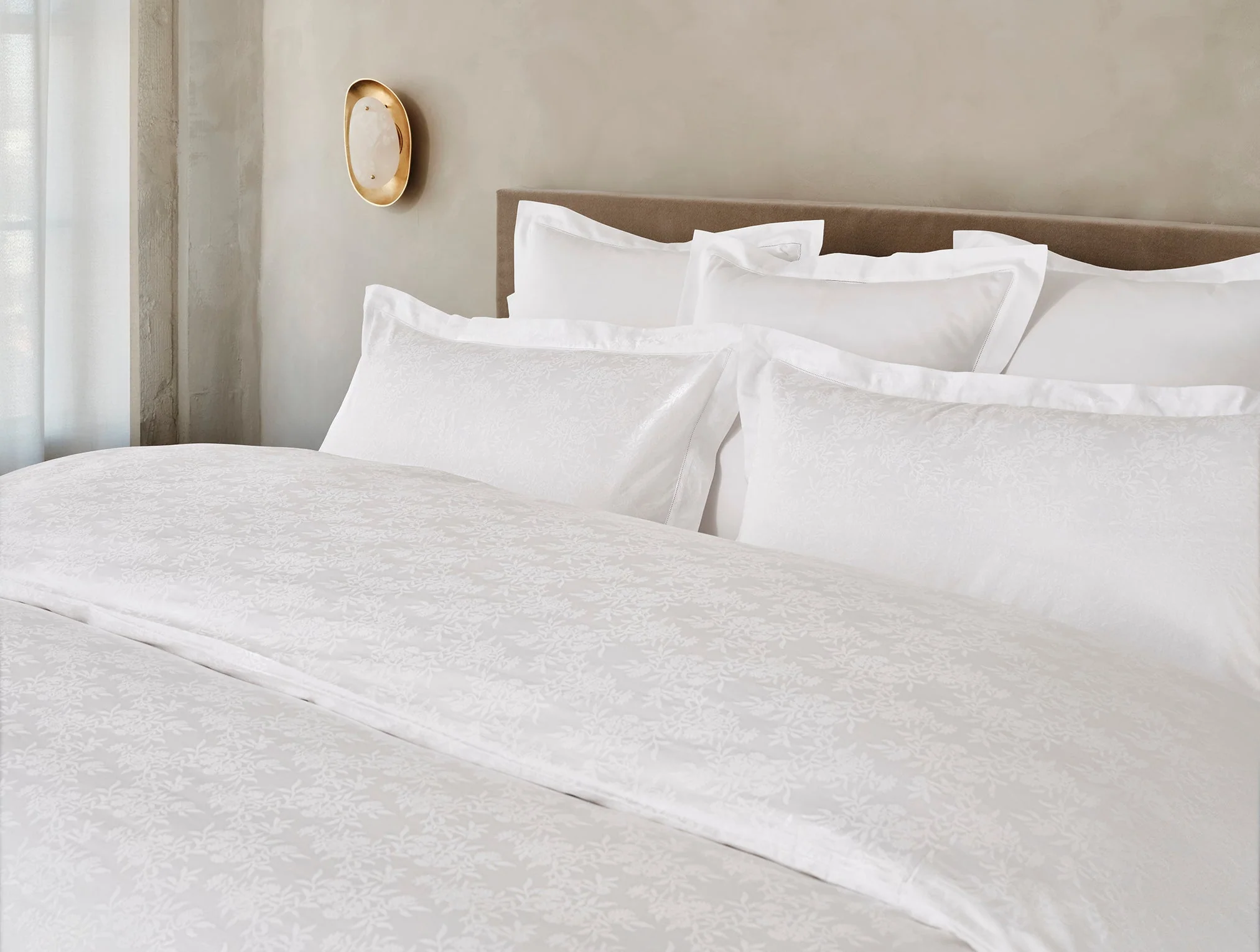Heirloom Organic Sateen Jacquard Bed Bundle