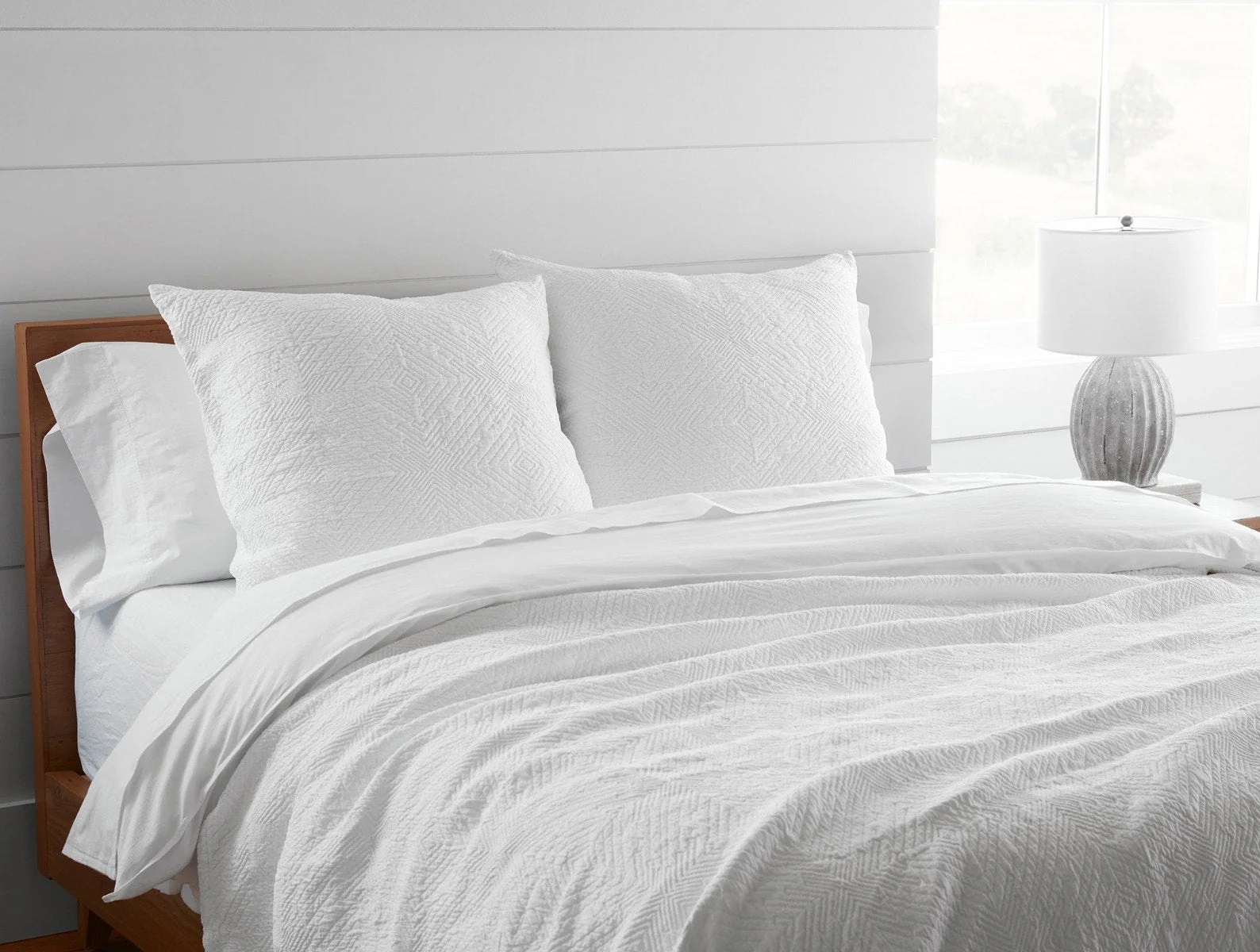 Avila Organic Matelasse Blanket