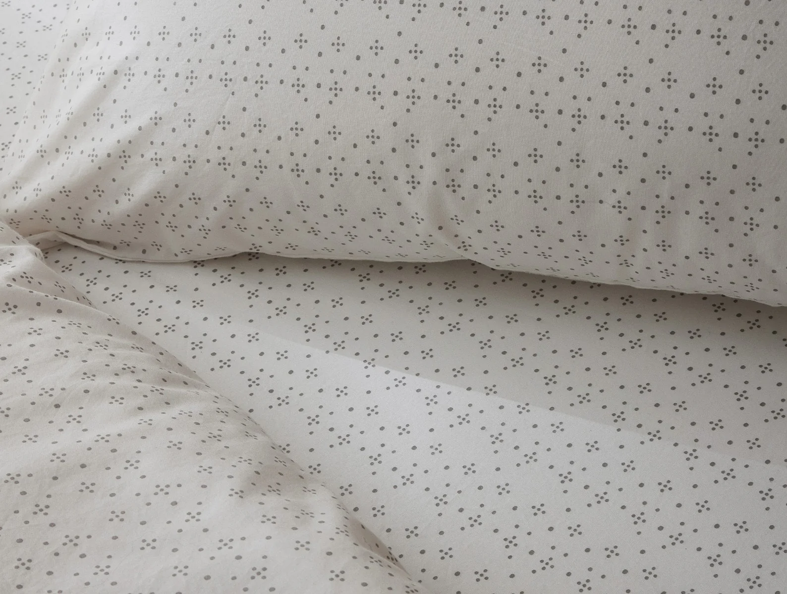 Organic Print Percale Sheet Set