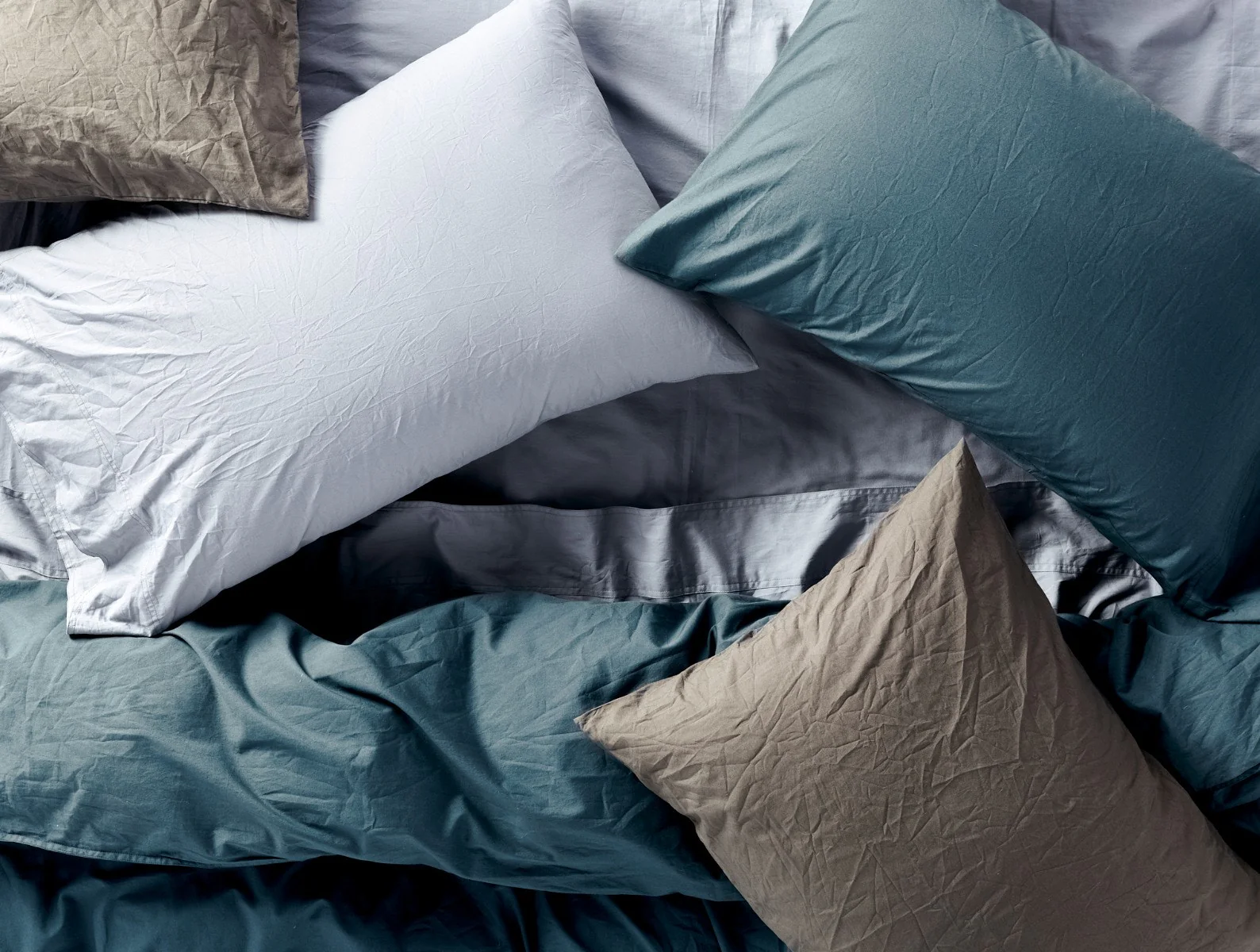 Organic Crinkled Percale™ Sheet Set