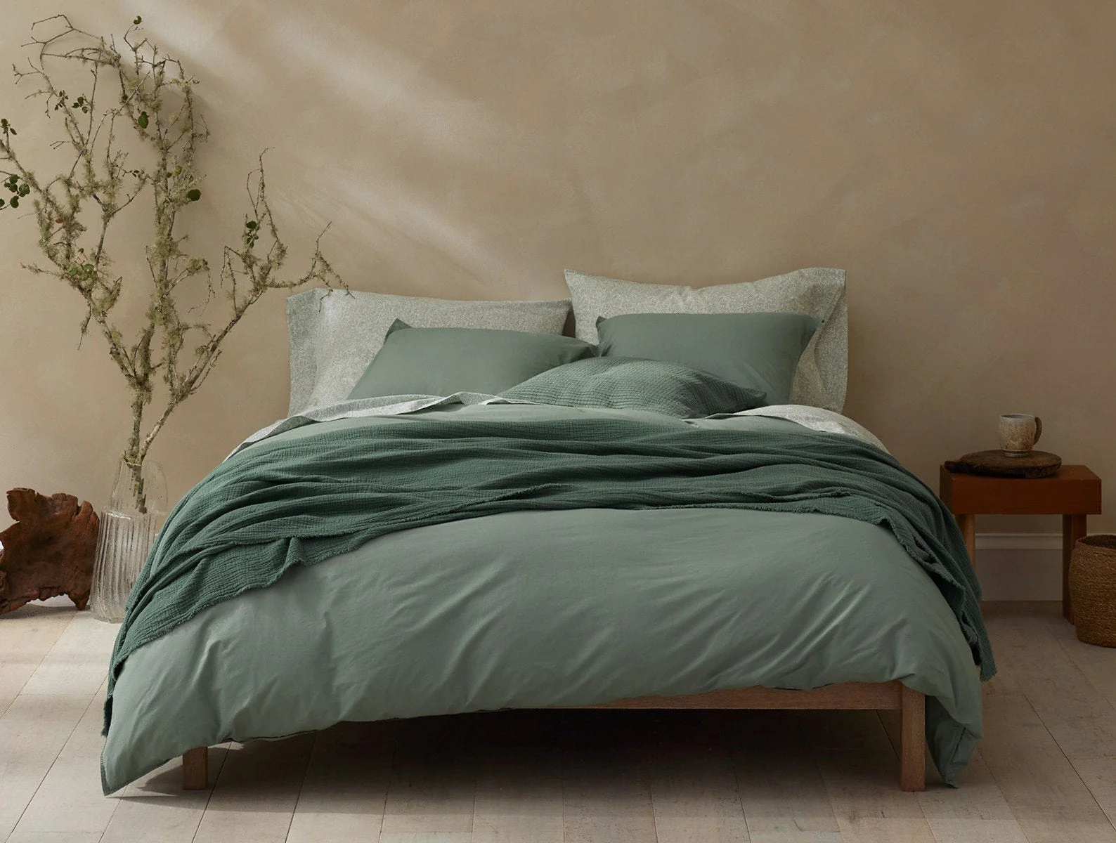 Organic Crinkled Percale Deluxe Bundle