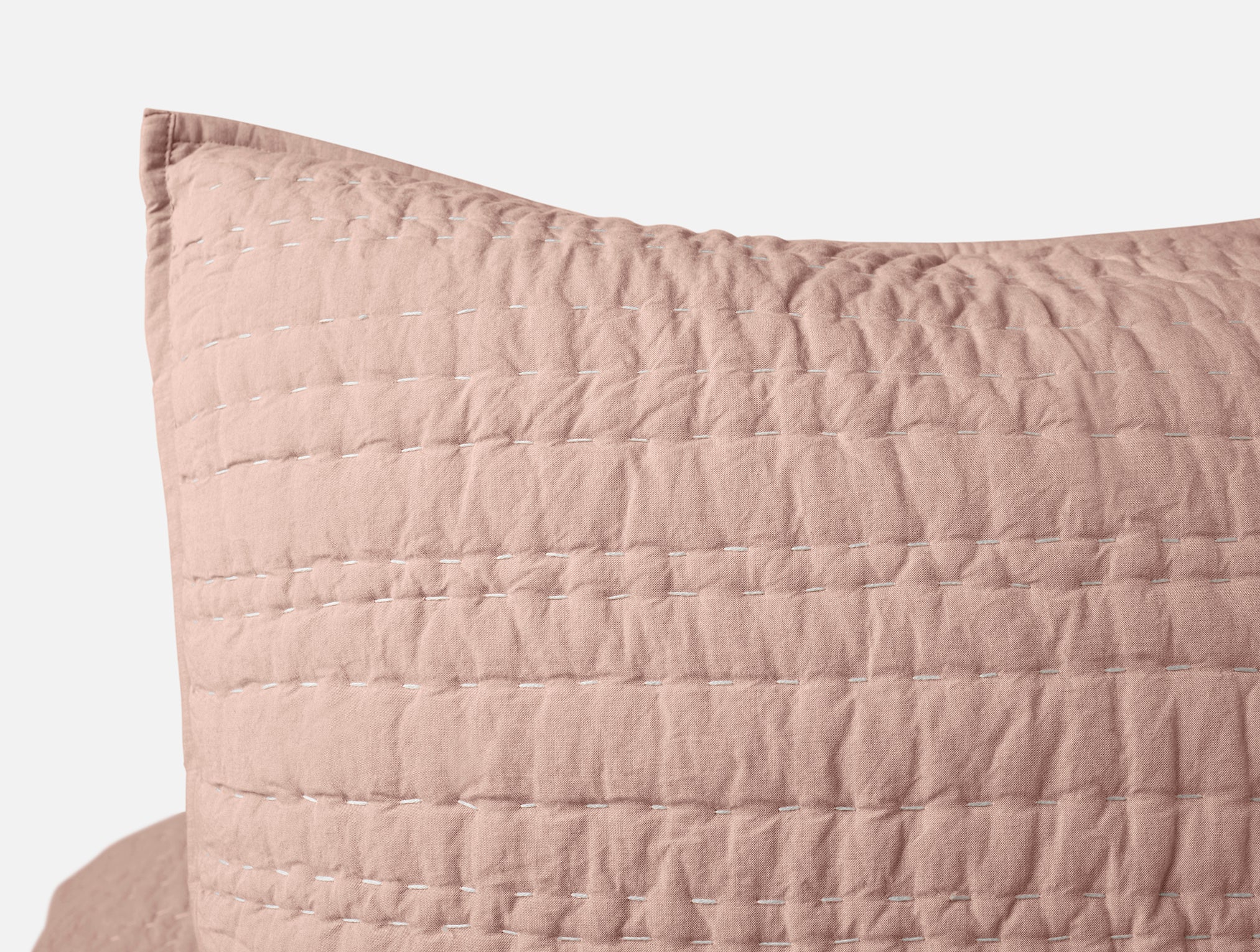 Channel Handstitched Organic Sham