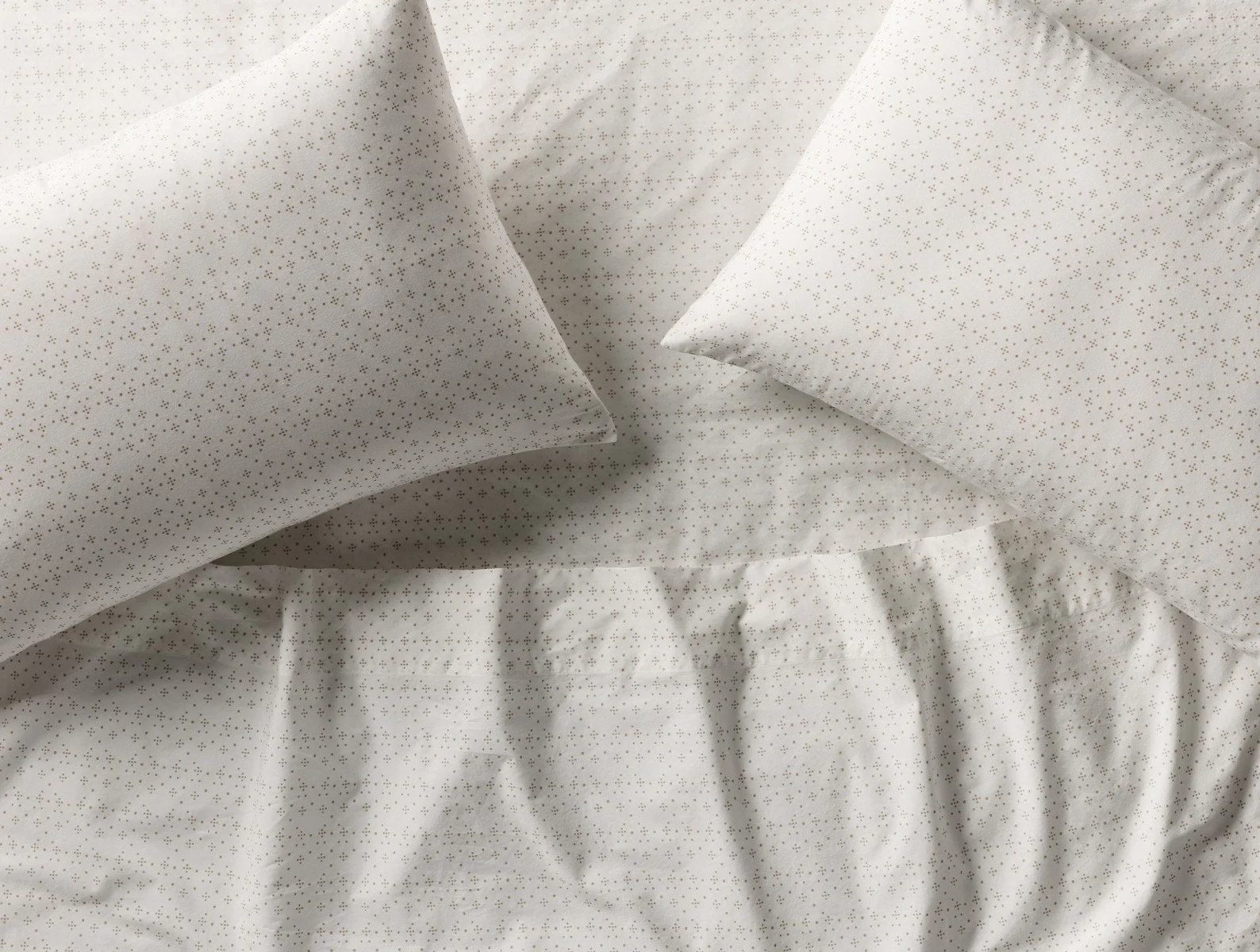 Organic Print Percale Pillowcases