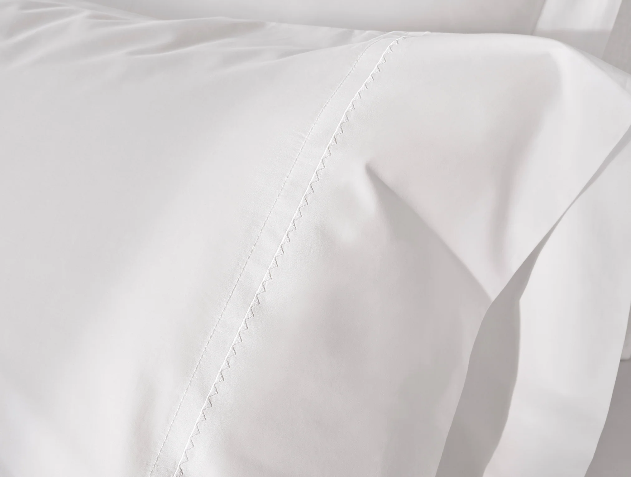 Trailing Embroidered Organic Percale Pillowcases