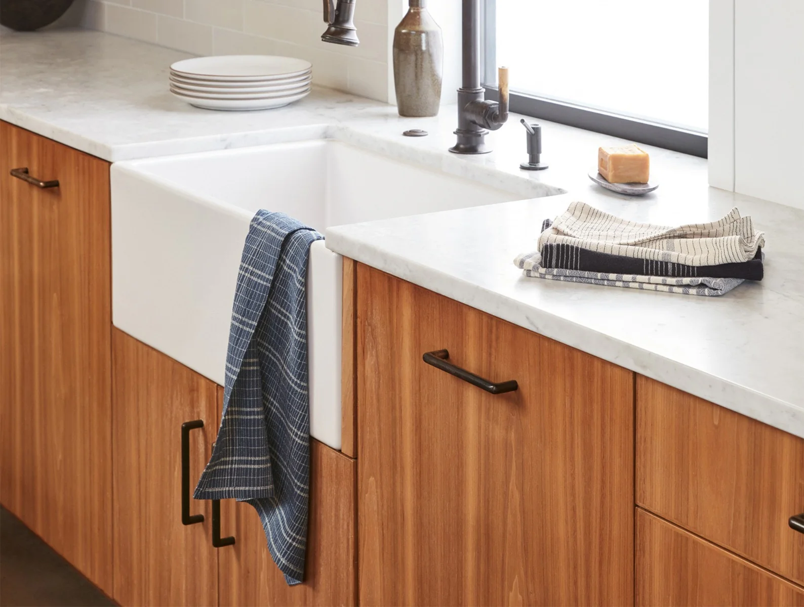 Fillmore Organic Kitchen Towels, Set of 4