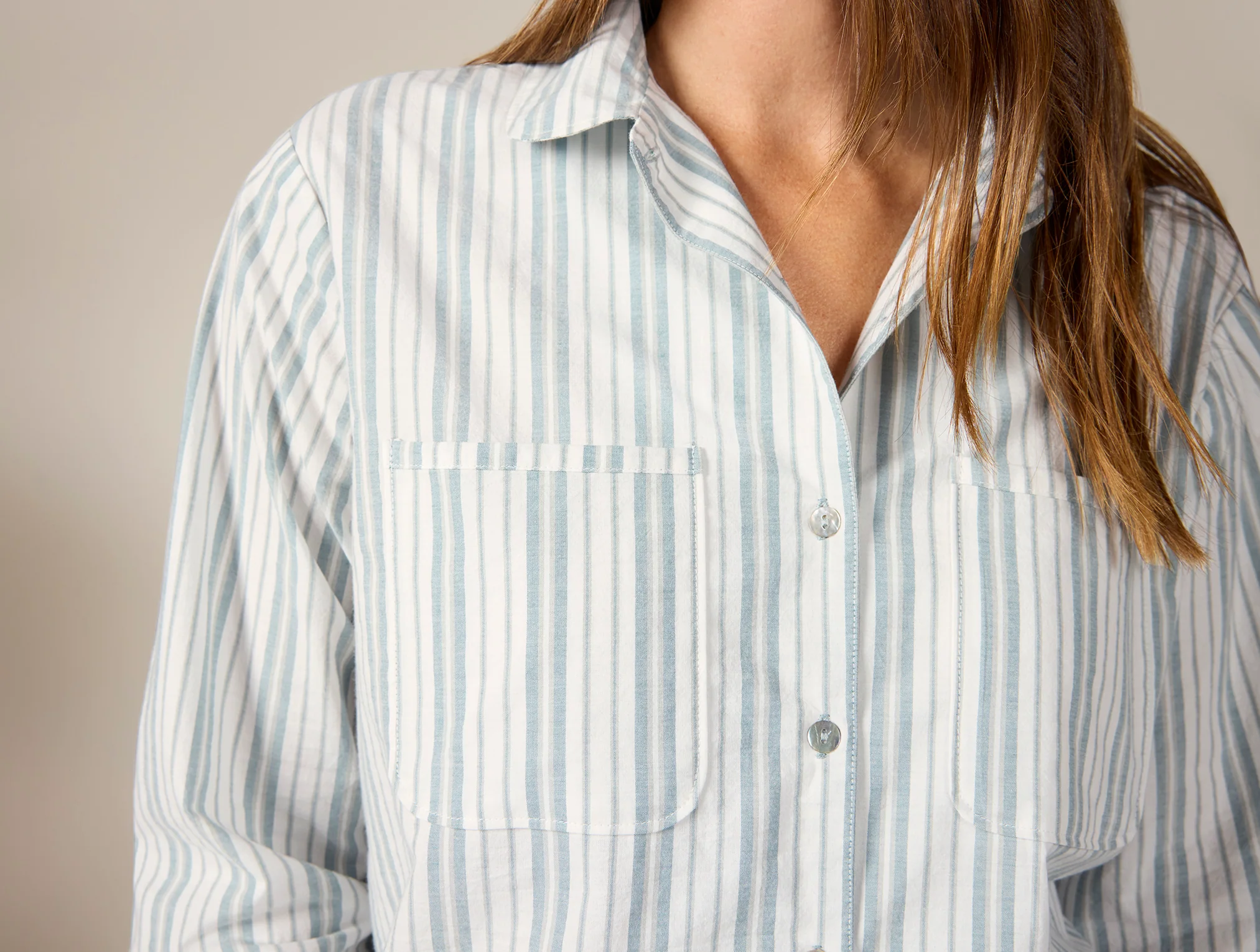 Women's Isla Organic Cotton Long Sleeve Pajama Set