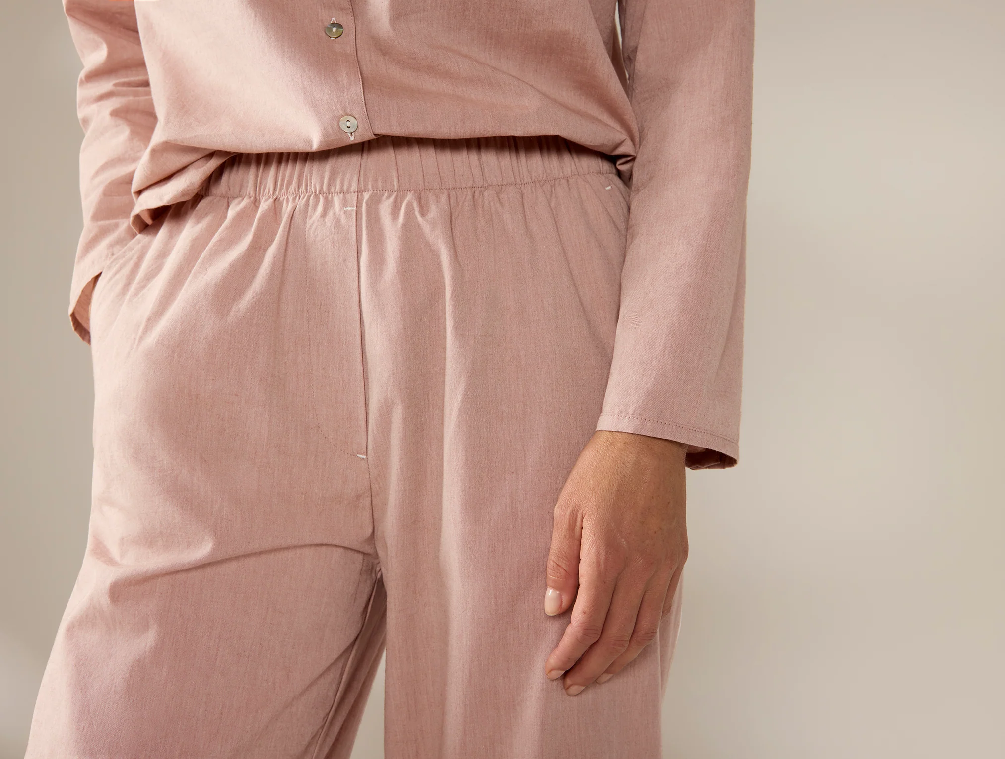 Women's Isla Organic Cotton Long Sleeve Pajama Set