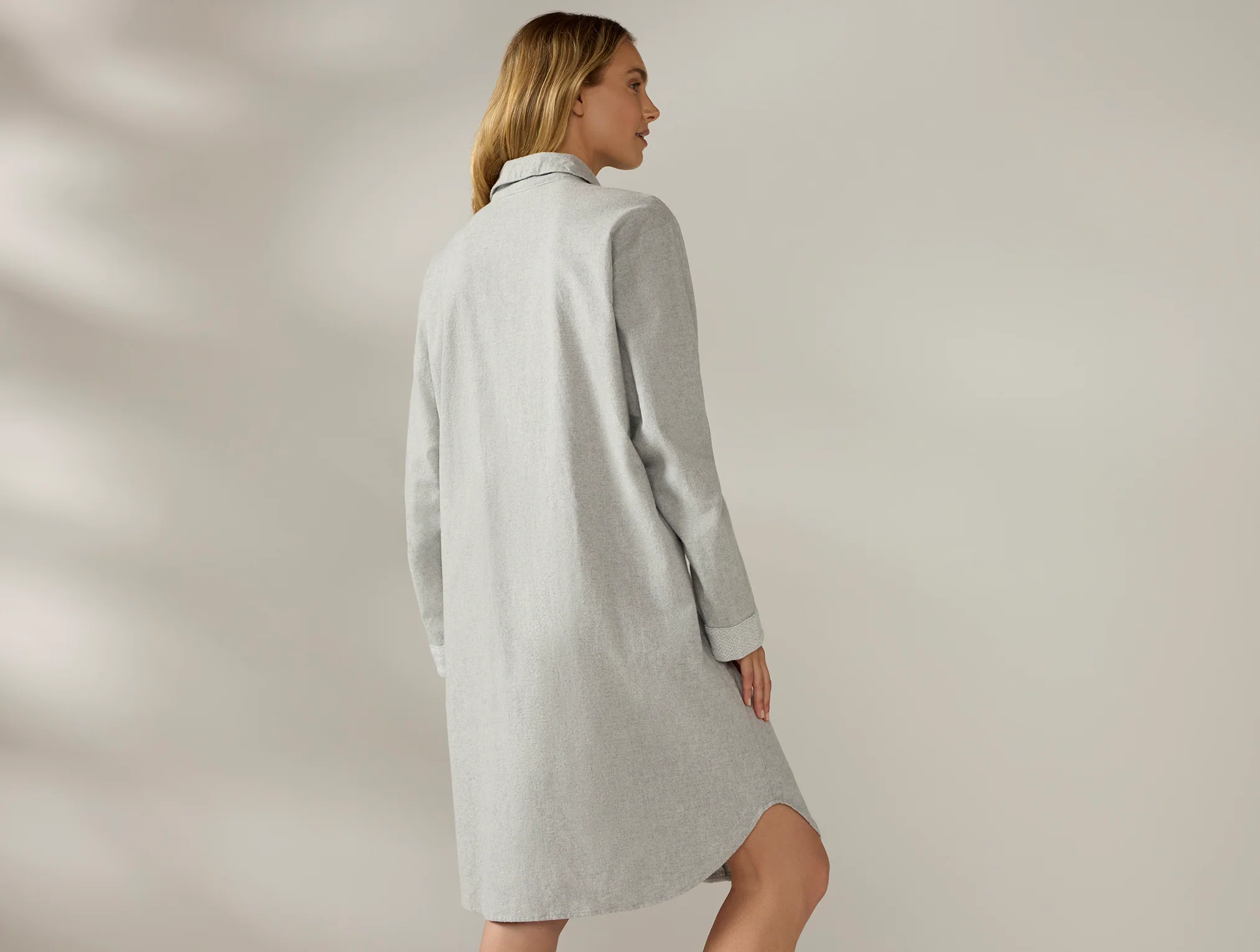 Women's Cloud Brushed Organic Flannel Nightshirt