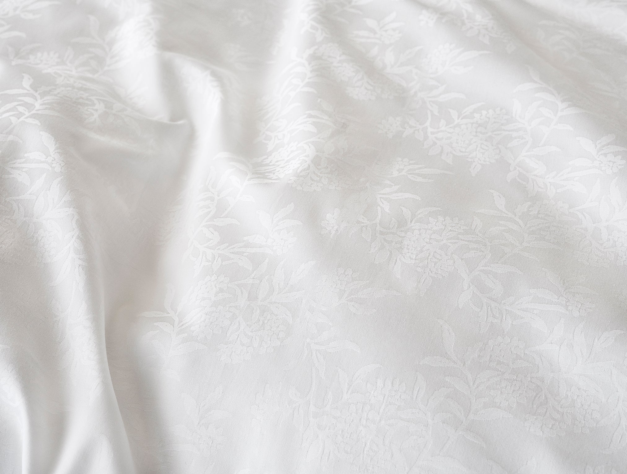 Heirloom Organic Sateen Jacquard Sheet Set