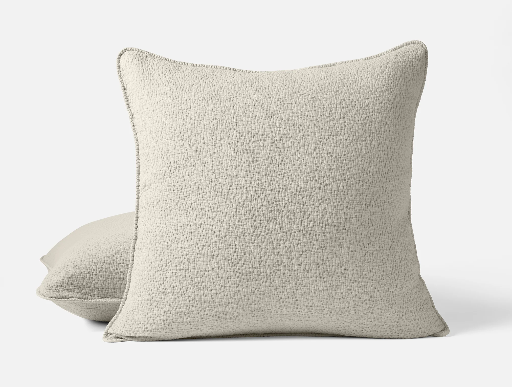 Cascade Organic Matelasse Sham