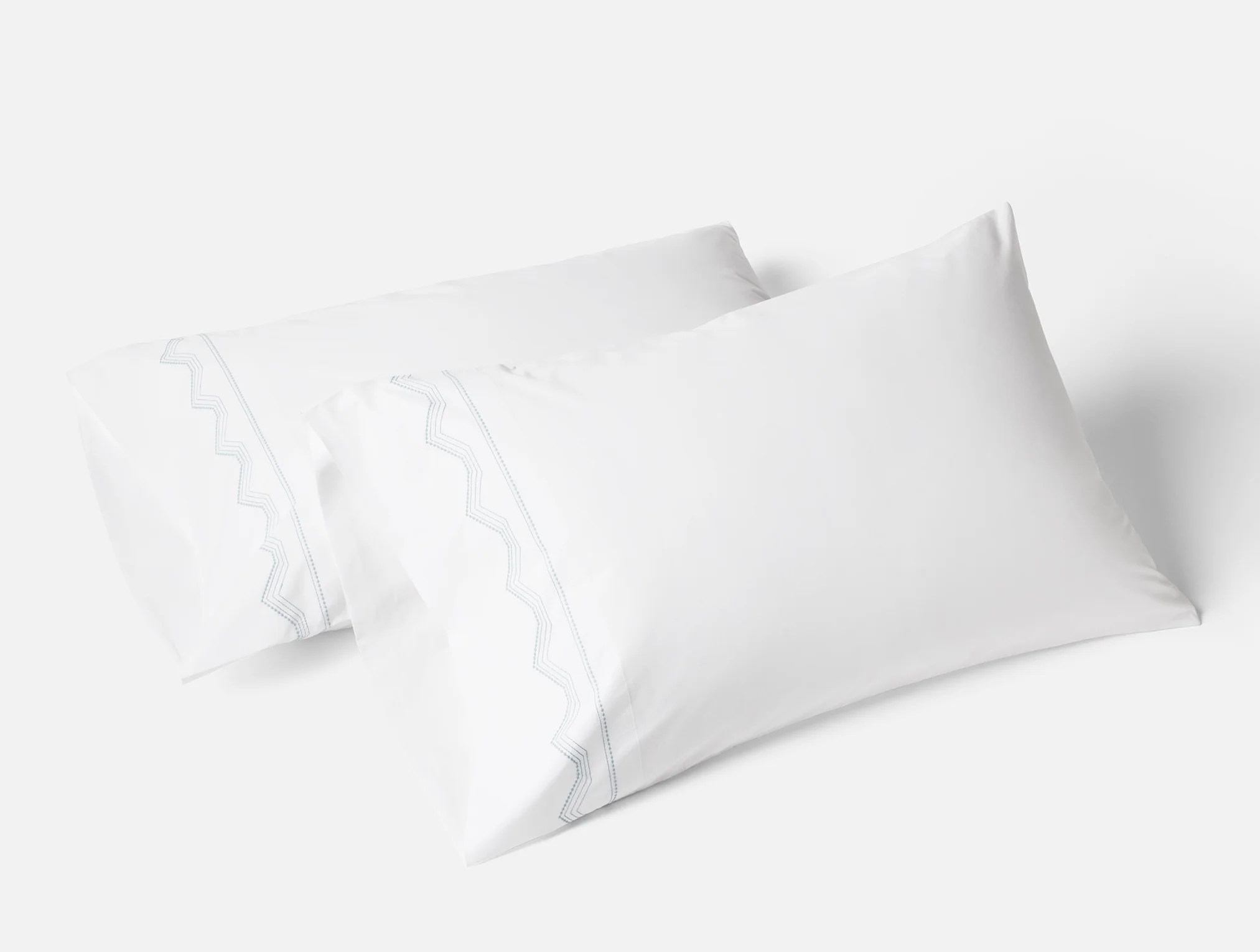 Vista Embroidered Organic Pillowcases