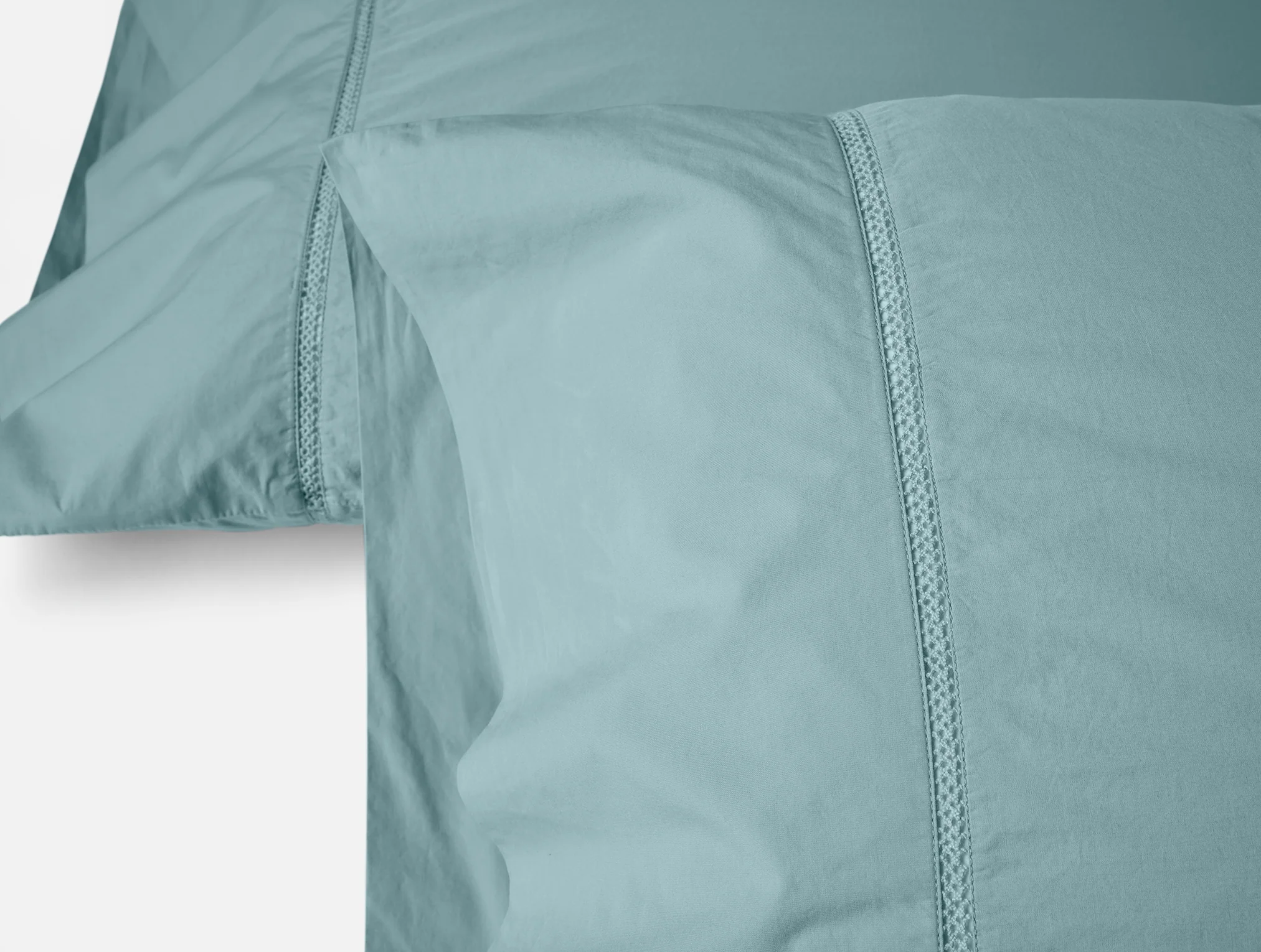 Lattice Organic Percale Pillowcases