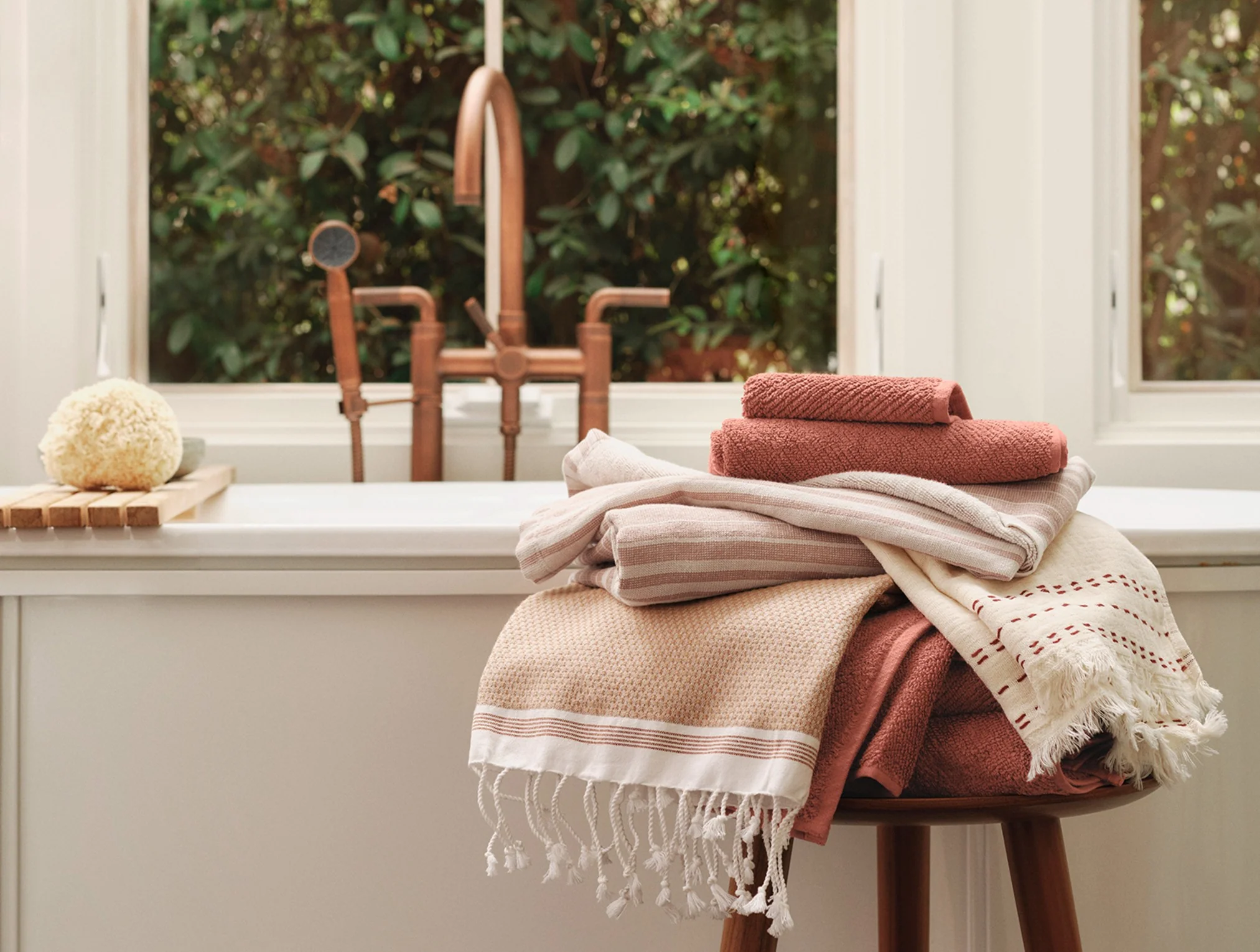 Mediterranean Organic Towels - Set of 6