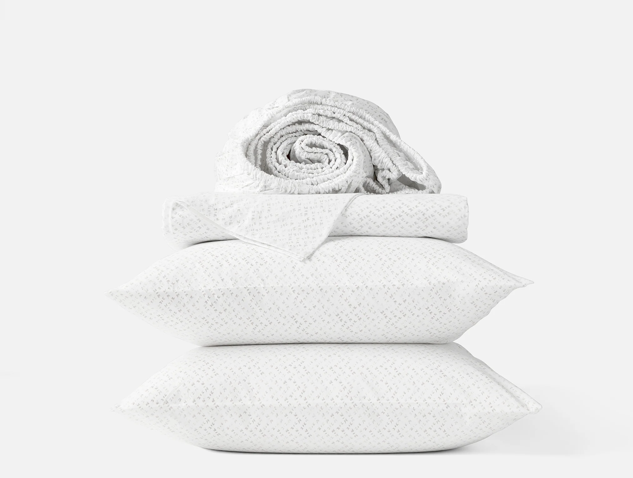 Organic Print Percale Sheet Set