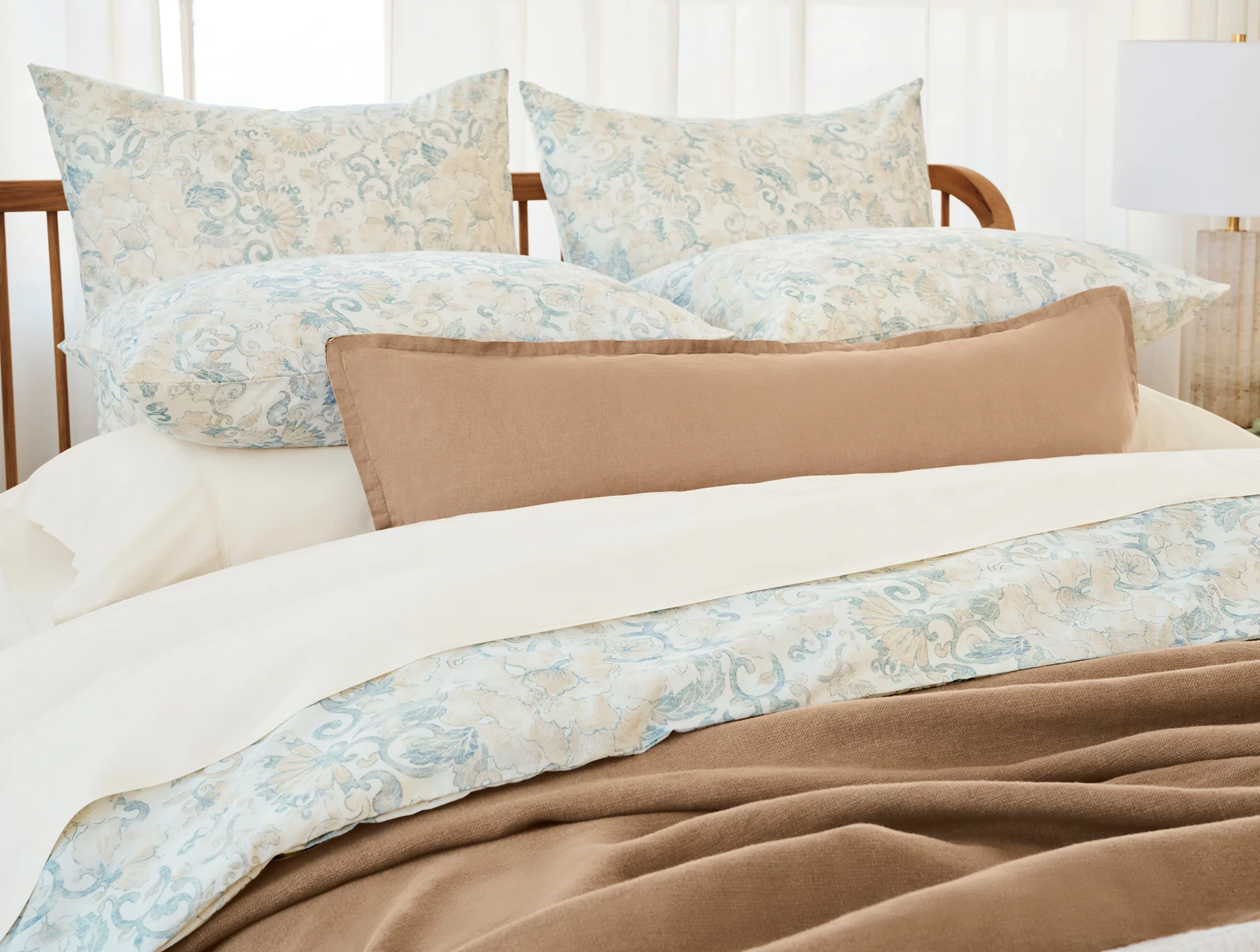 Solana Organic Print Duvet Set