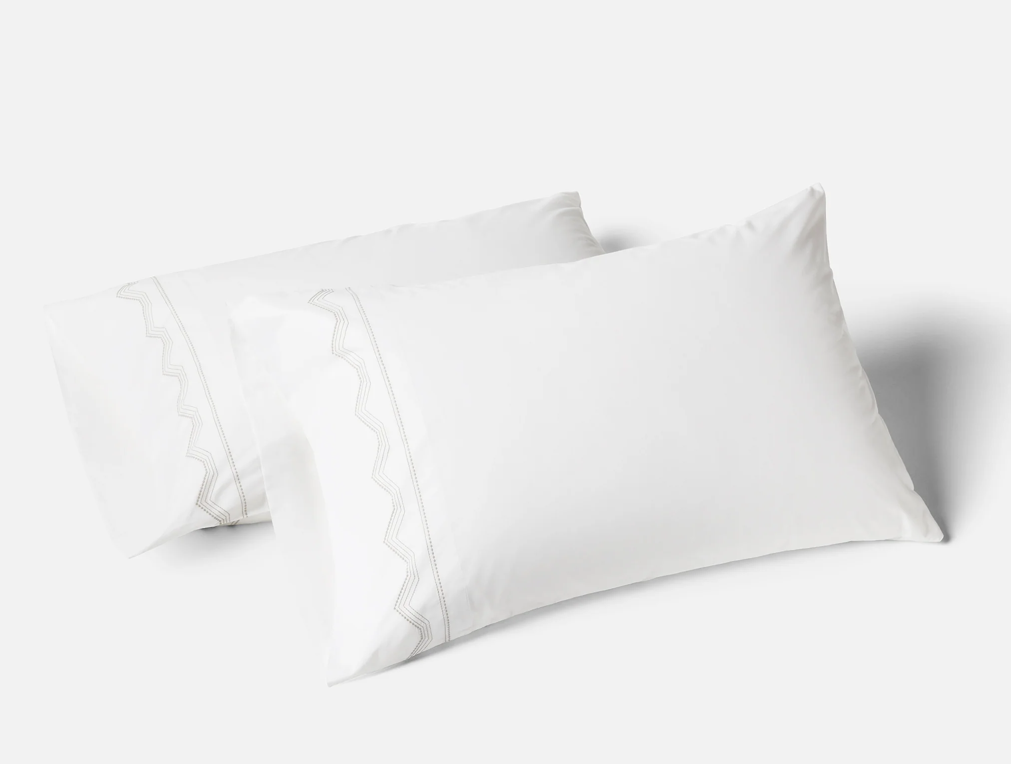 Vista Embroidered Organic Pillowcases