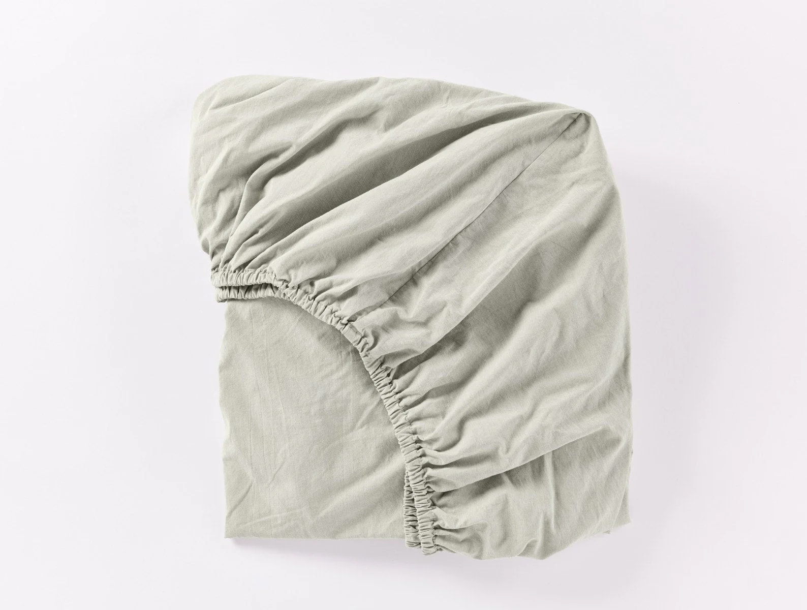 Organic Crinkled Percale™ Fitted Sheet