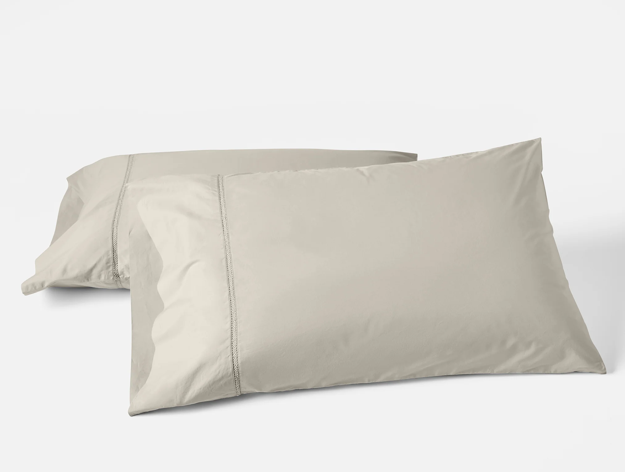 Lattice Organic Percale Pillowcases