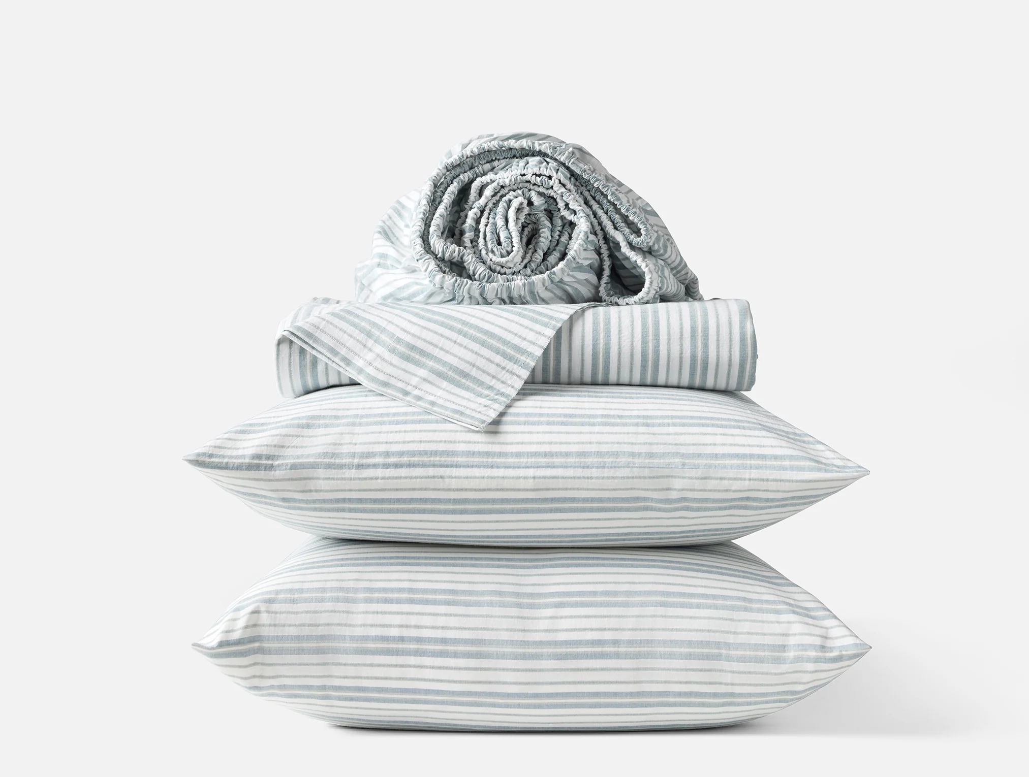 Organic Crinkled Percale™ Sheet Set
