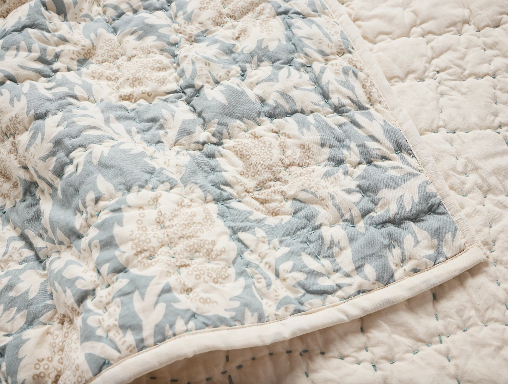 Robles Handstitched Organic Quilt