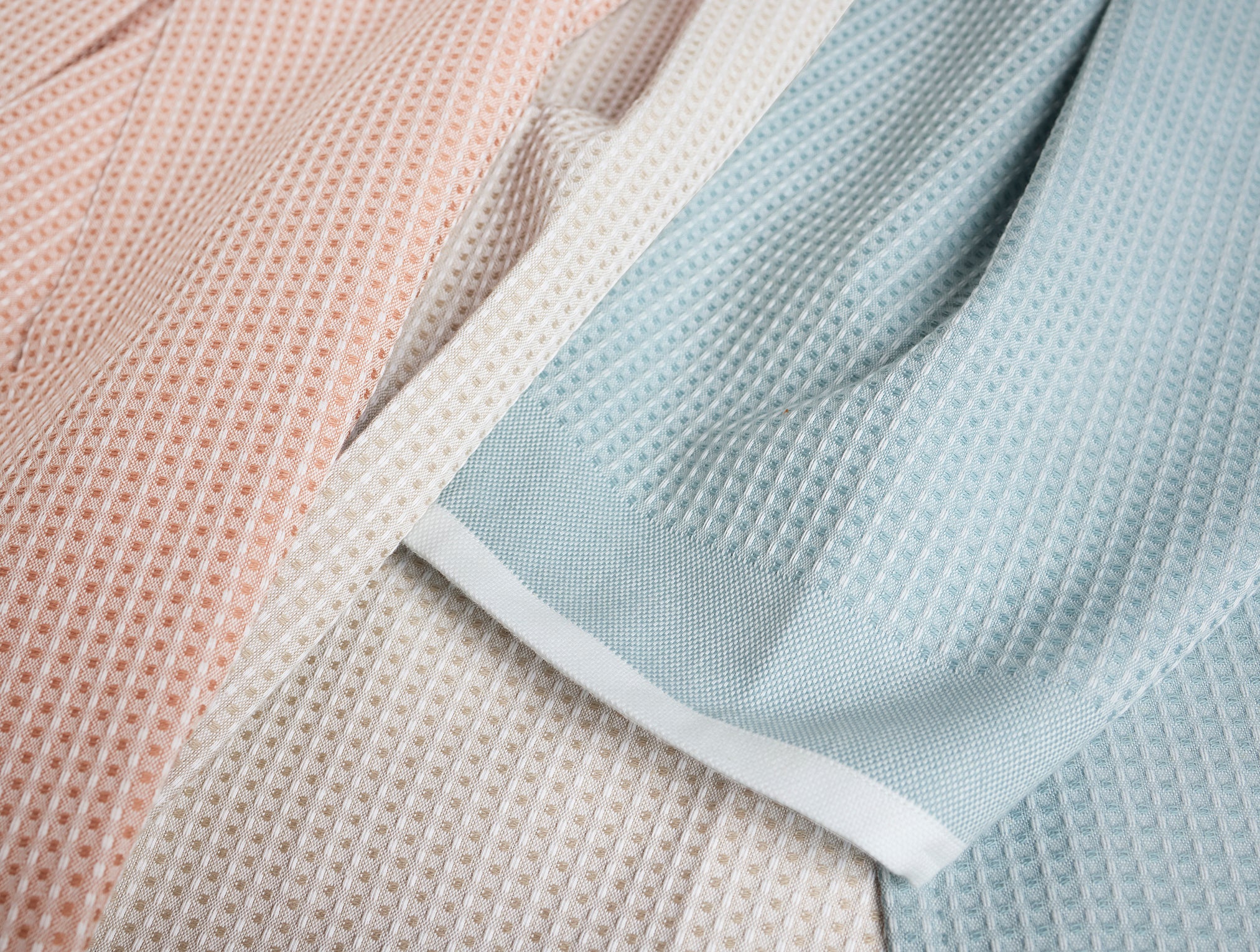Organic Waffle Kitchen Towels, Set of 6