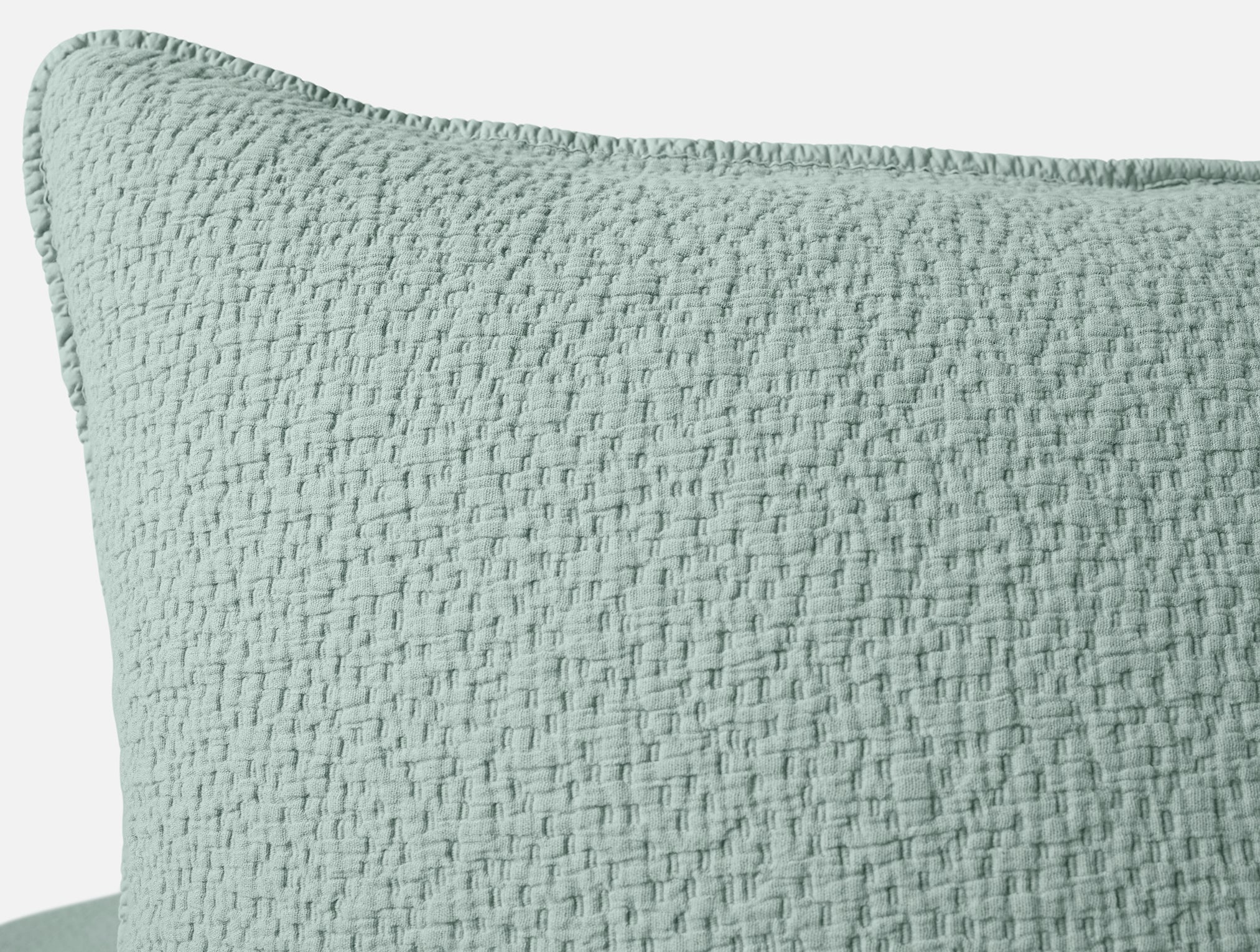 Cascade Organic Matelasse Sham