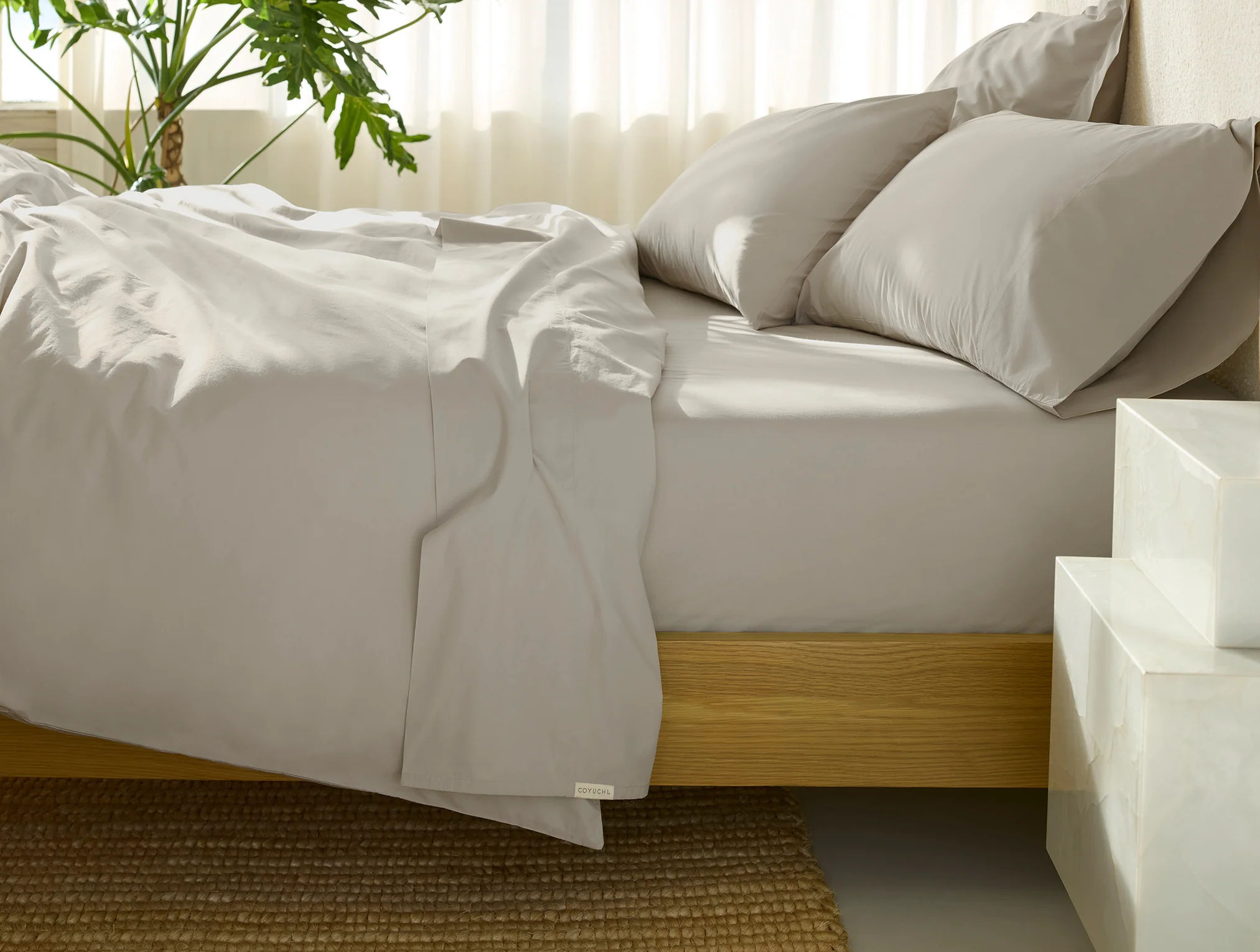 Refined Organic Percale Sheet Set