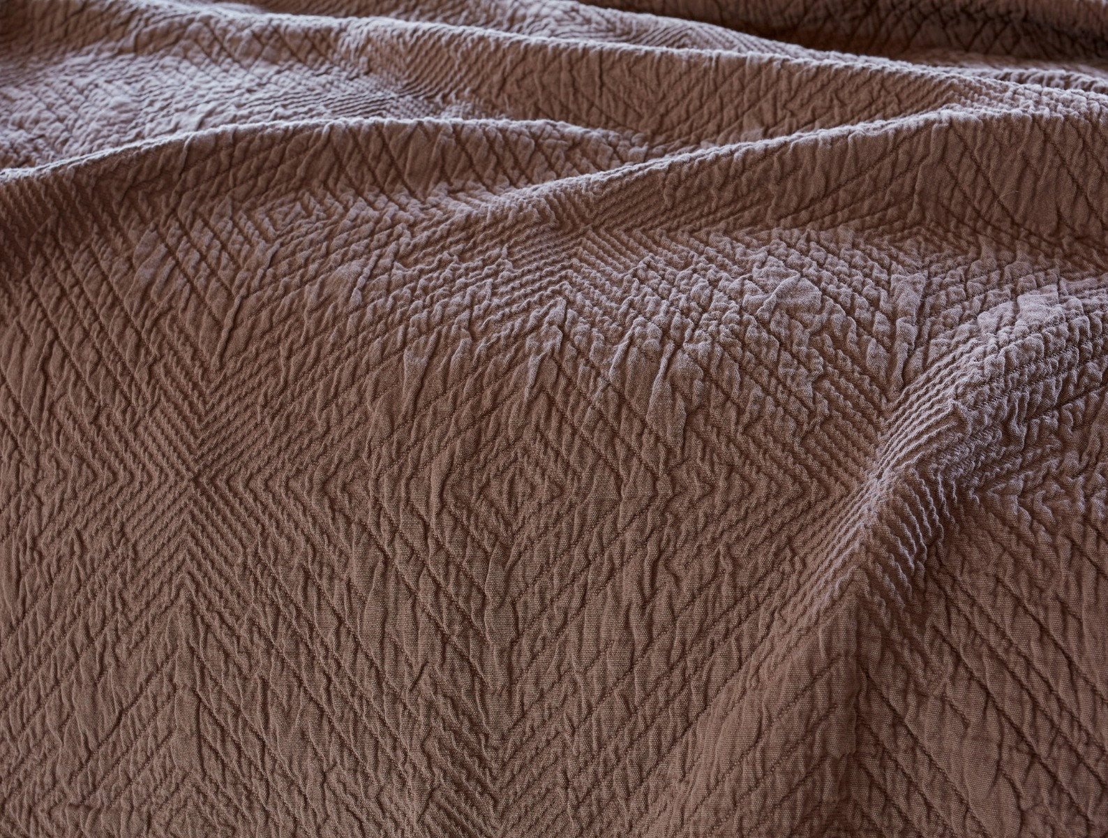 Avila Organic Matelasse Blanket